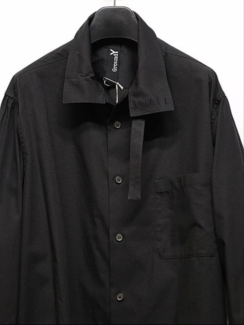 Ground Y Brand New Cotton Long Shirt Stand Collar Size US L / EU 52-54 / 3 - 3 Thumbnail