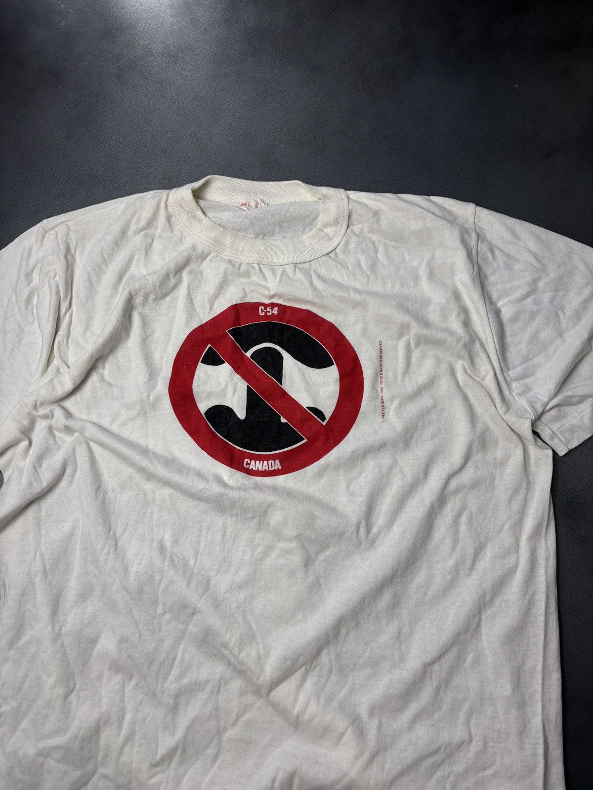 Vintage Vintage Political Protest Tee Kinda Sus Butt Sex Gay? Or No? Size US L / EU 52-54 / 3 - 3 Thumbnail