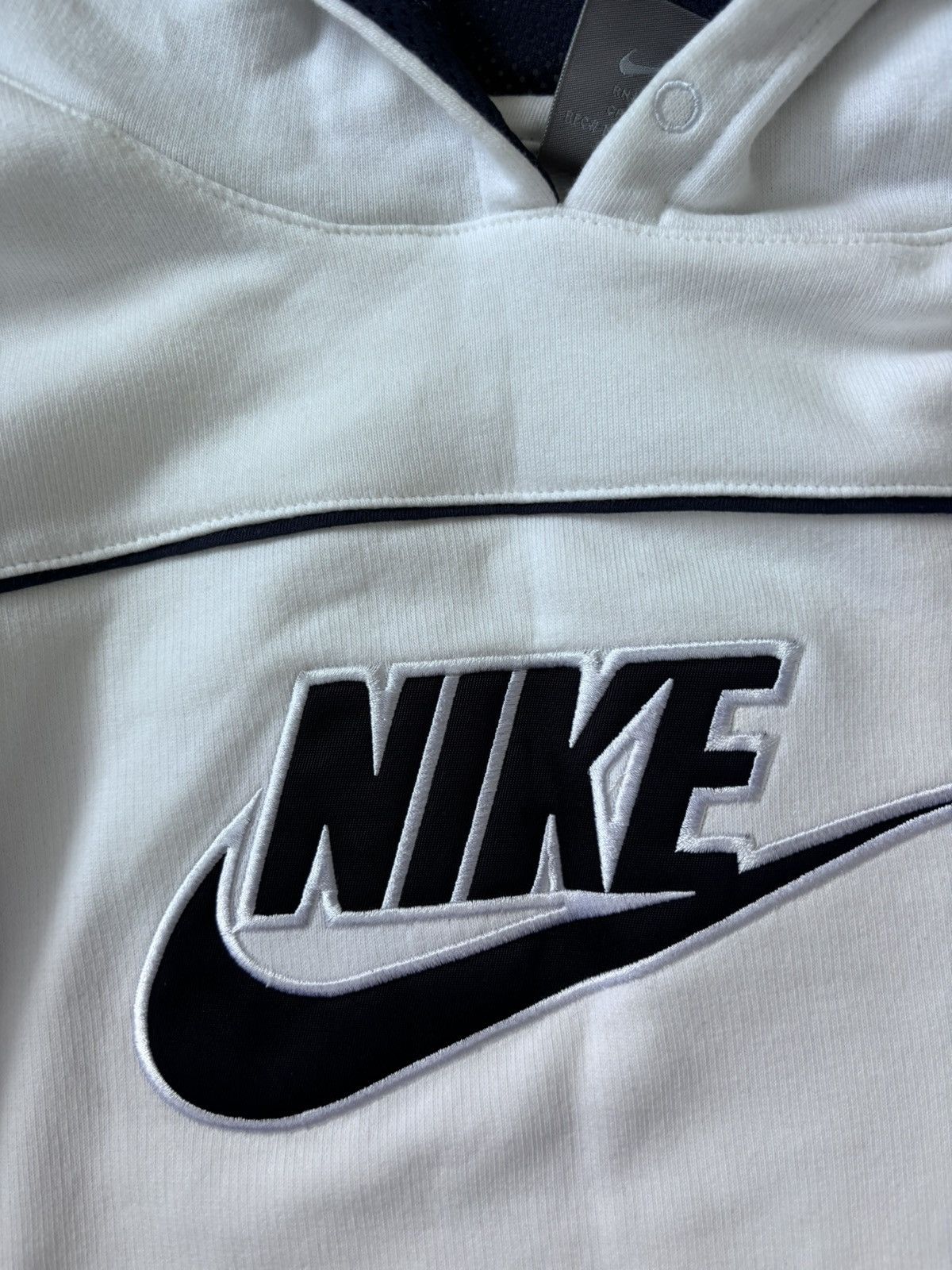 Nike × Vintage Nike vintage hoodie 90s rare Size US S / EU 44-46 / 1 - 3 Thumbnail
