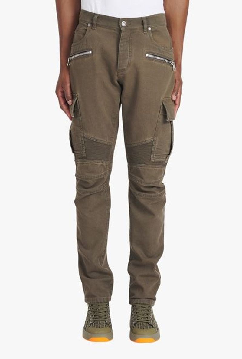 Balmain o1y0426 Cargo Pant in Dark Brown Size US 28 / EU 44 - 4 Thumbnail