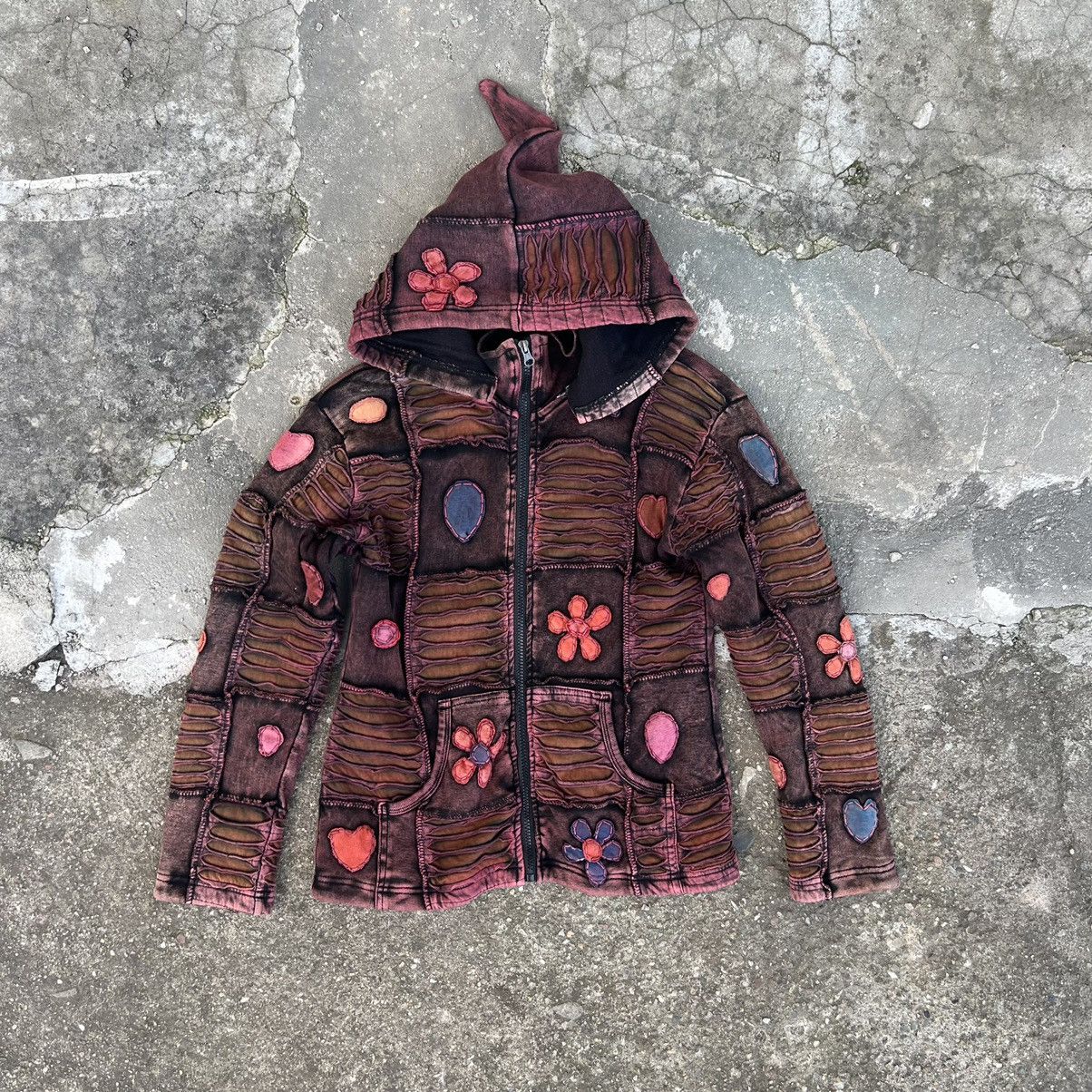 Desigual × Japanese Brand × Vintage Y2K Desigual Trench coat jacket cloak cape 2000s jpg 00s cdg Size XS / US 0-2 / IT 36-38 - 1 Thumbnail