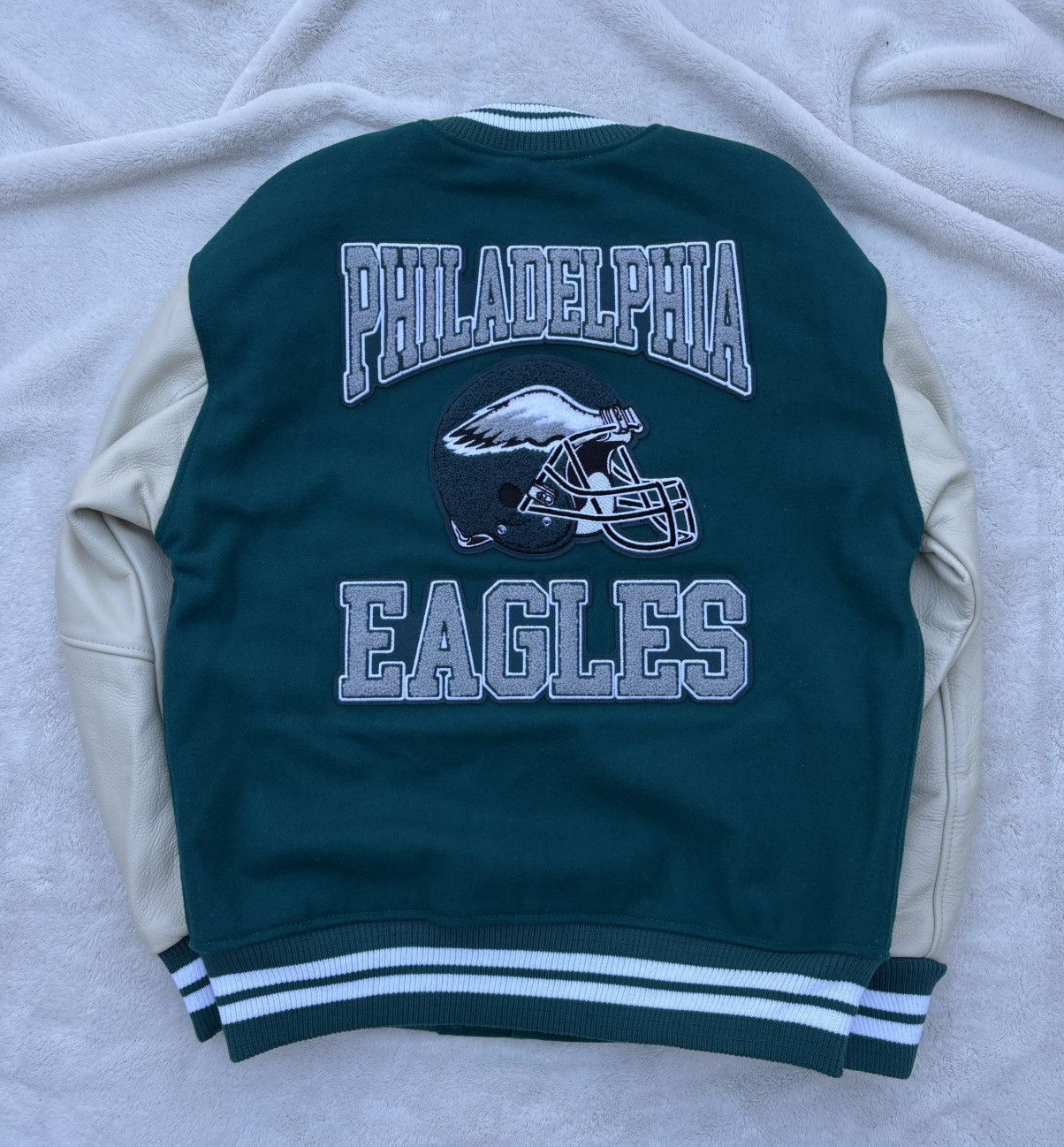 NFL × October's Very Own OVO x NFL Philadelphia Eagles Varsity Jacket Size US M / EU 48-50 / 2 - 4 Thumbnail