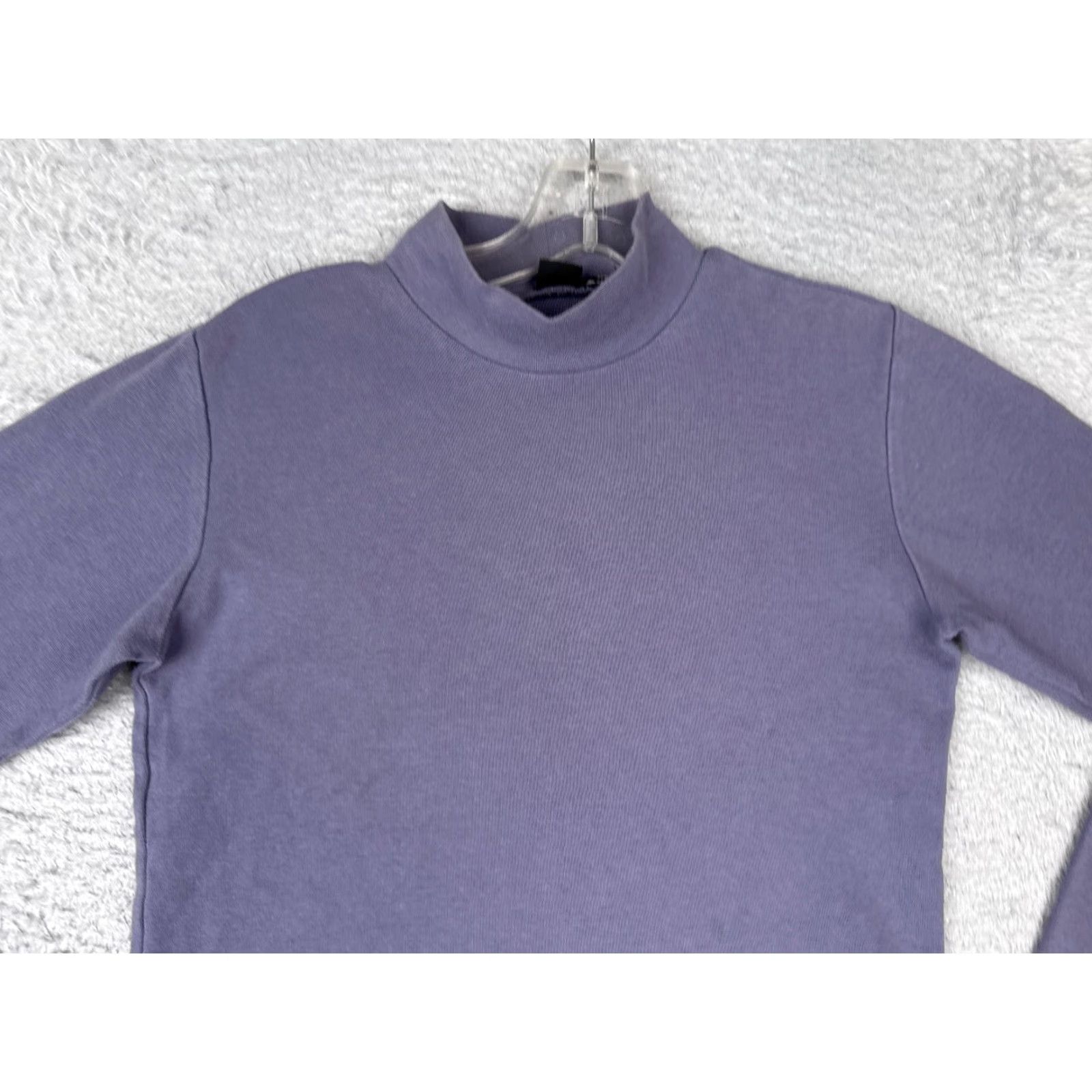 Patagonia VINTAGE Patagonia Shirt Women S Purple Long Sleeve Cotton Mock Neck Hike Camp Size S / US 4 / IT 40 - 4 Thumbnail