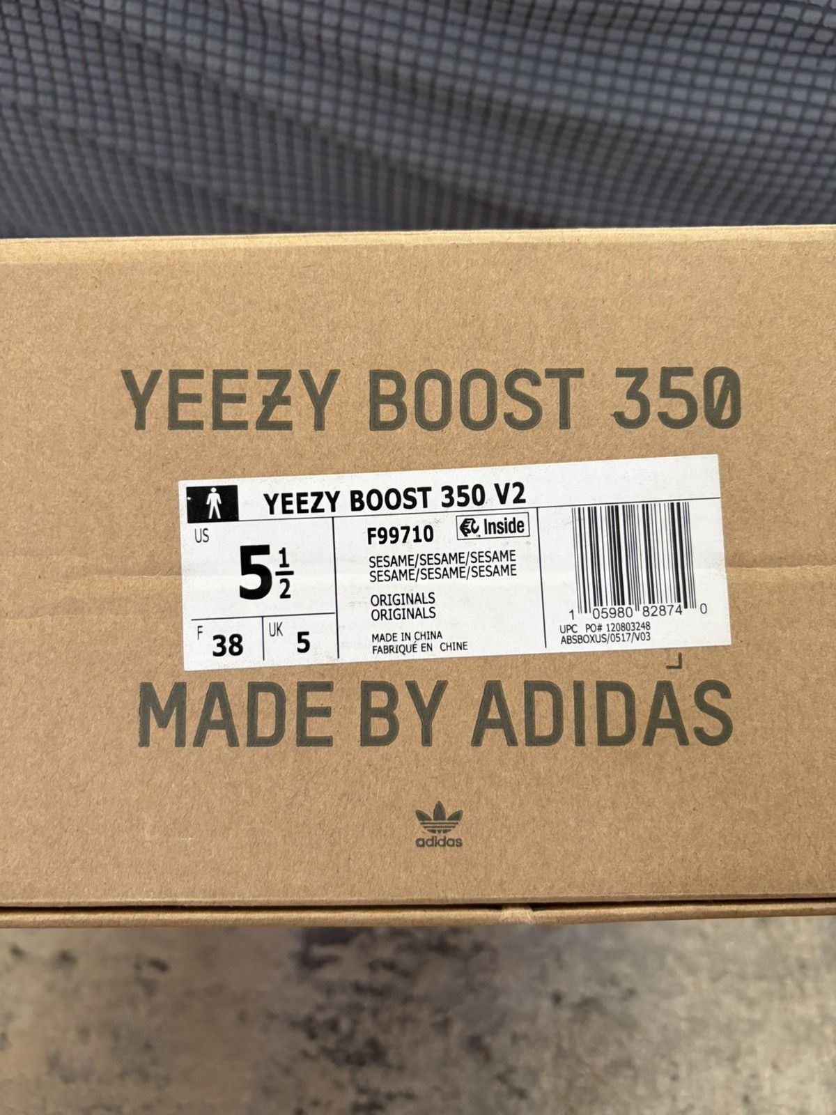 Yeezy Yeezy Boost 350 V2 Sesame 2018 Size US 5.5 / IT 35.5 - 10 Thumbnail