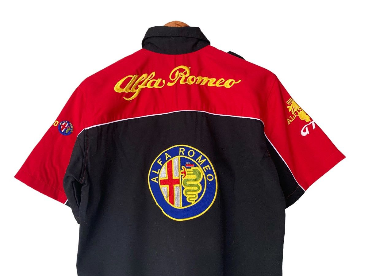 Vintage × uniform experiment Vintage Motorsport Uniform Alfa Romeo Button Shirt Size US M / EU 48-50 / 2 - 8 Thumbnail