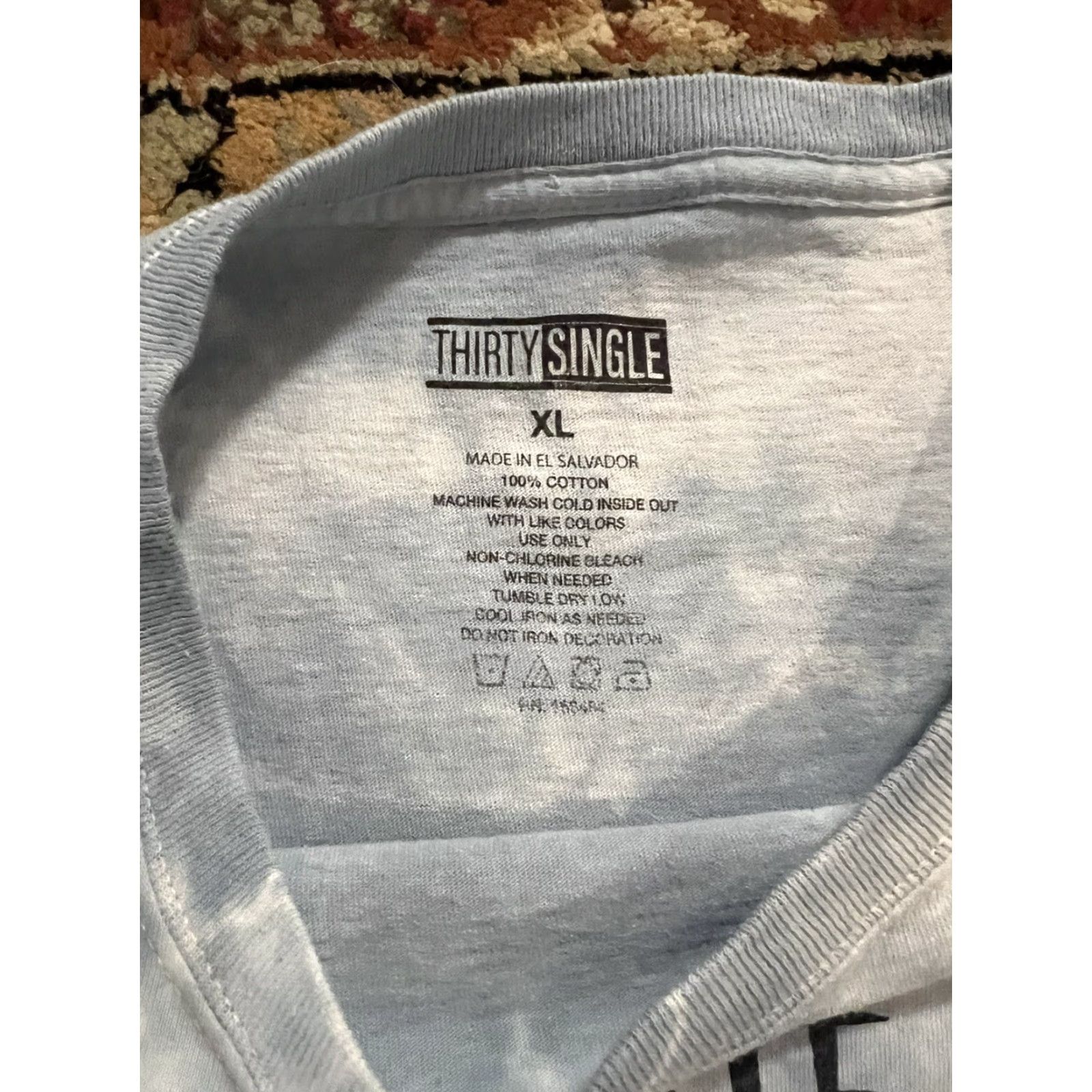 Vintage Ride the Wave XL Surf Skate Gray Tie Dye Short Sleeve T-shirt ReaperMens XL Gray Cotton Tie Dye Surf Skate - Size US XL / EU 56 / 4 - 3 Thumbnail
