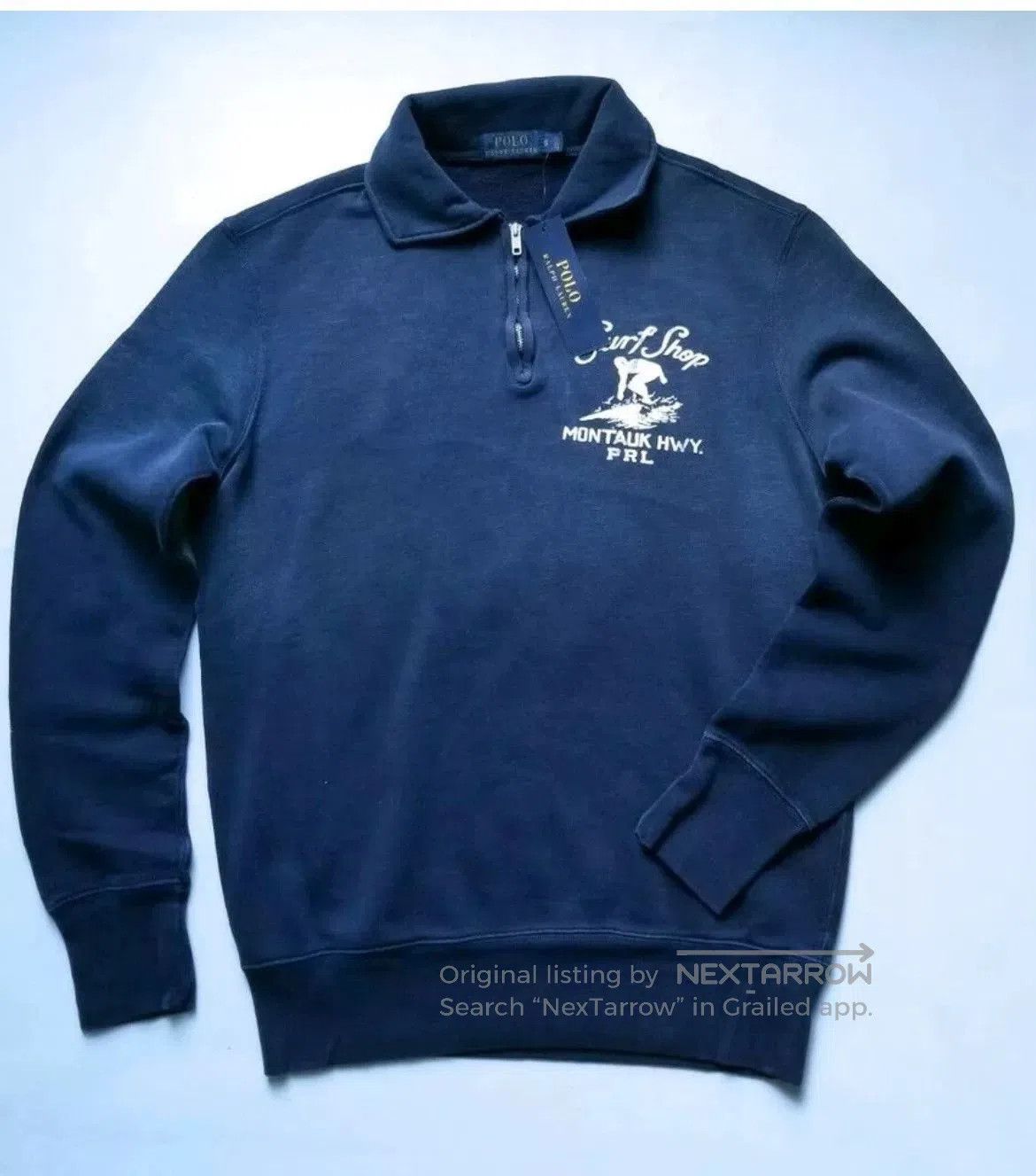 Polo Ralph Lauren Polo Ralph Lauren Vintage Distressed Sweatshirt. Size US M / EU 48-50 / 2 - 2 Thumbnail