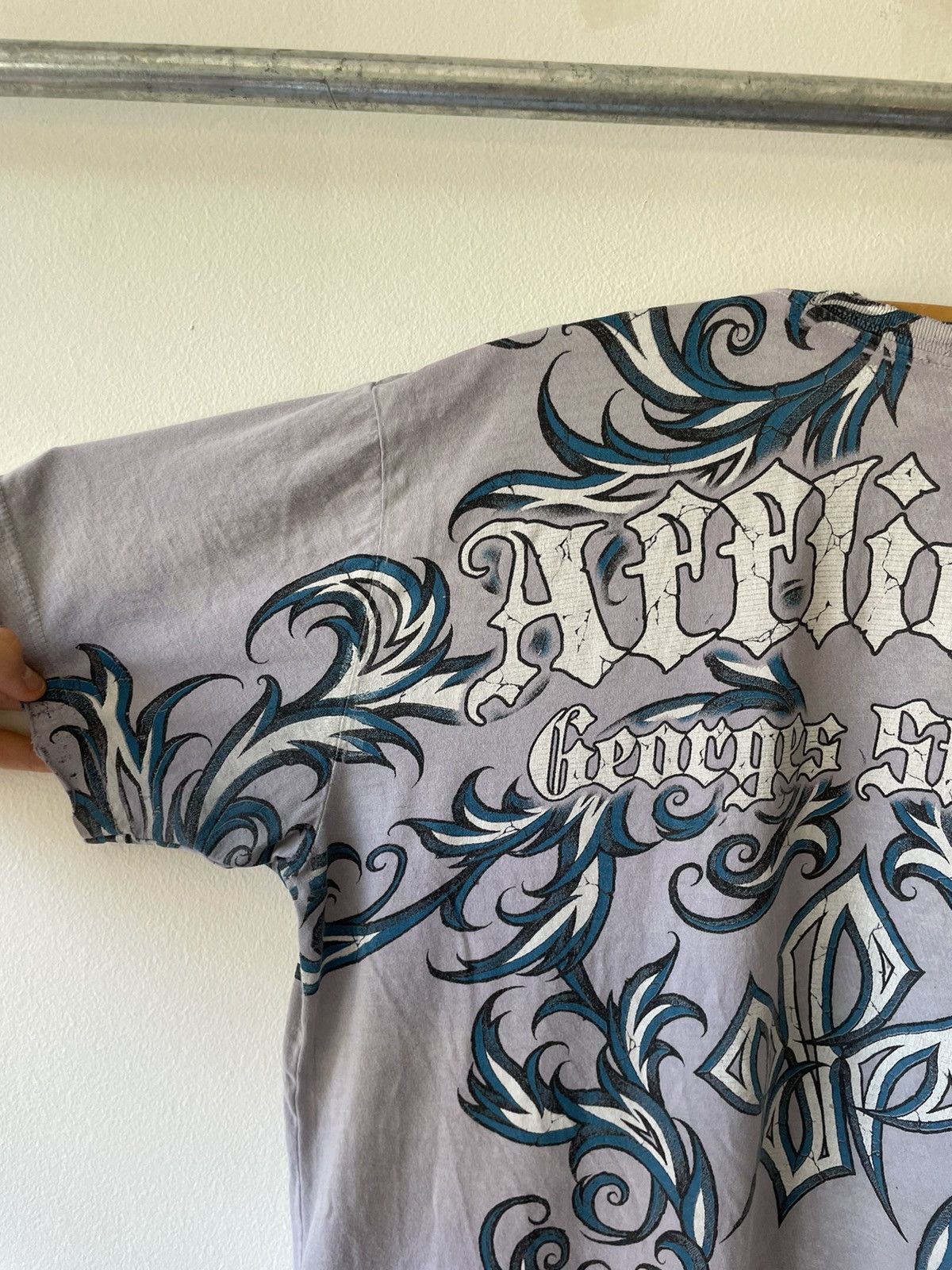Affliction Vintage Y2K Affliction Bird Design tee Size US L / EU 52-54 / 3 - 13 Thumbnail