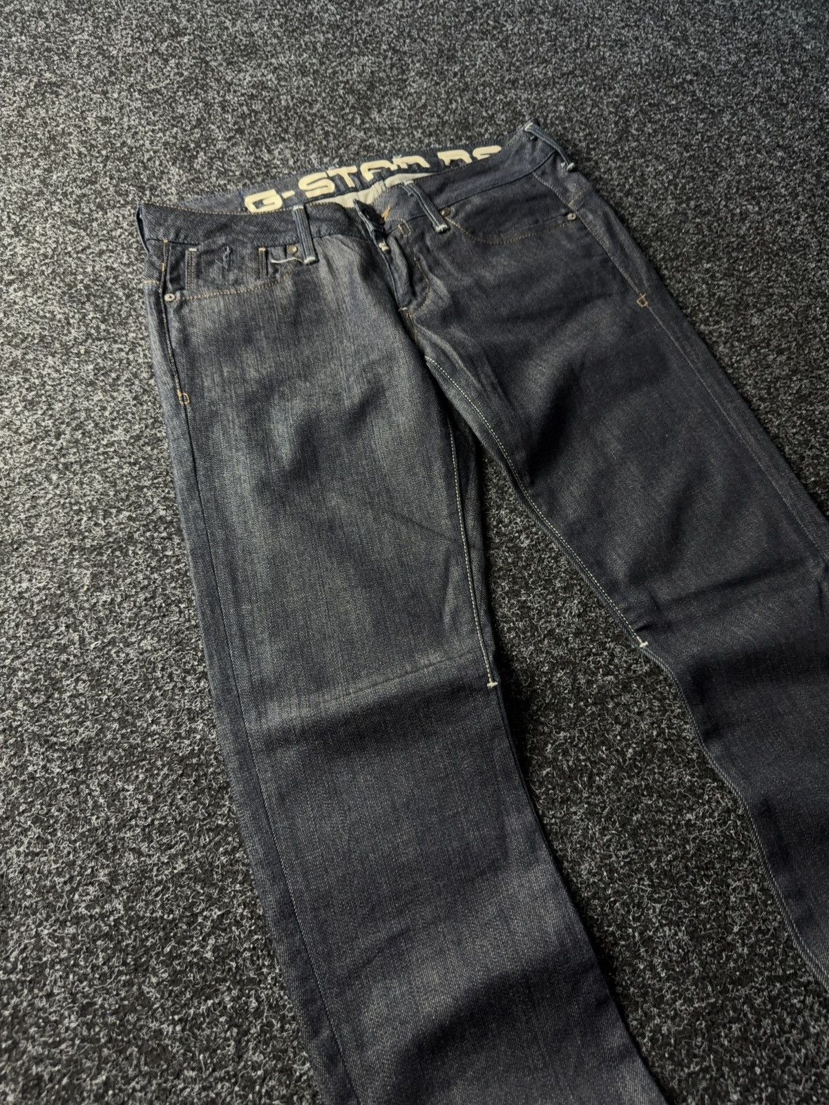 G-Star G-Star Raw Slim Fit Dark Wash Jeans Y2K Techwear Style Size 30" / US 8 / IT 44 - 5 Thumbnail