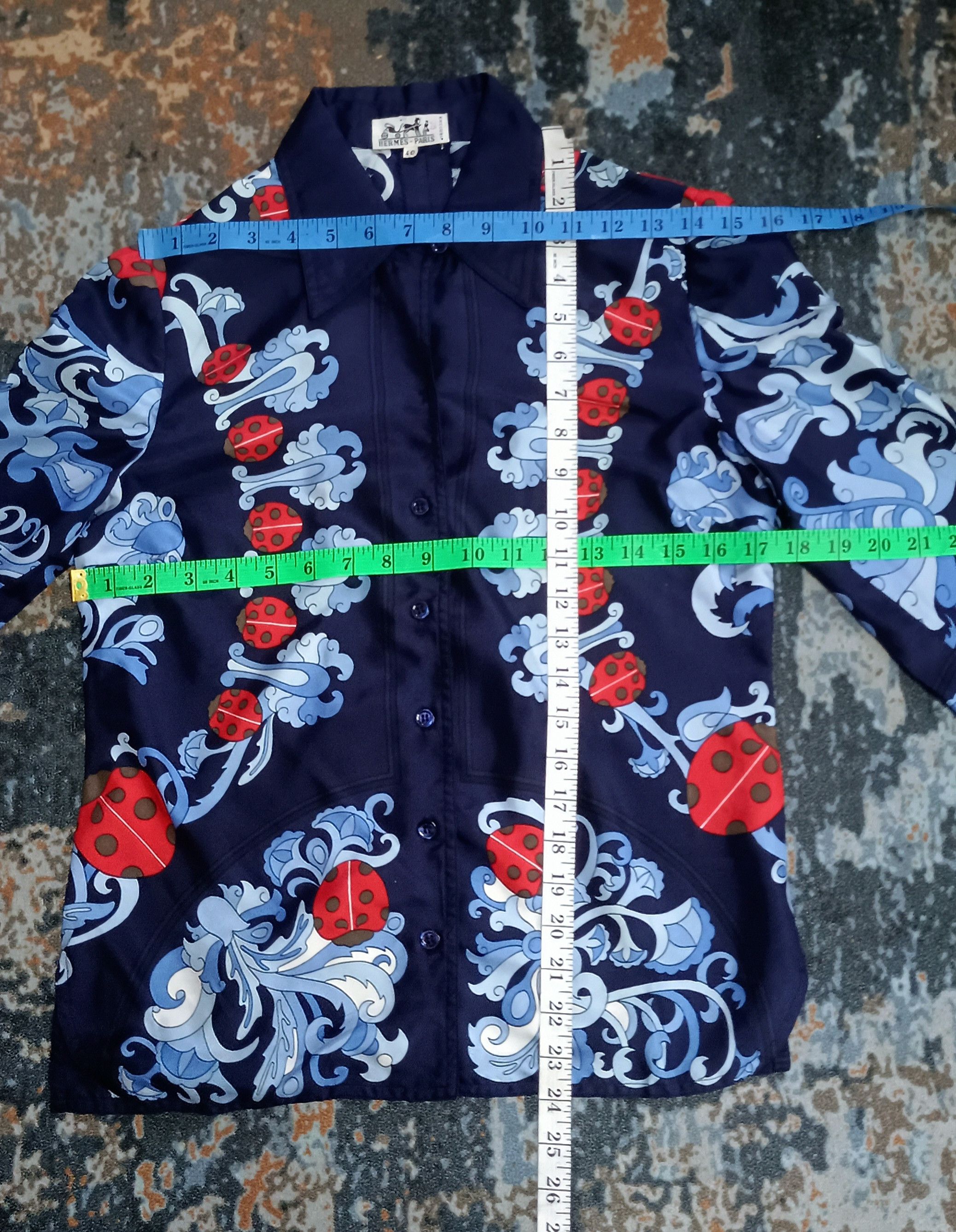 Hermes Vintage Hermes Coccinelles by Karin Swildens Silk Size S / US 4 / IT 40 - 17 Thumbnail