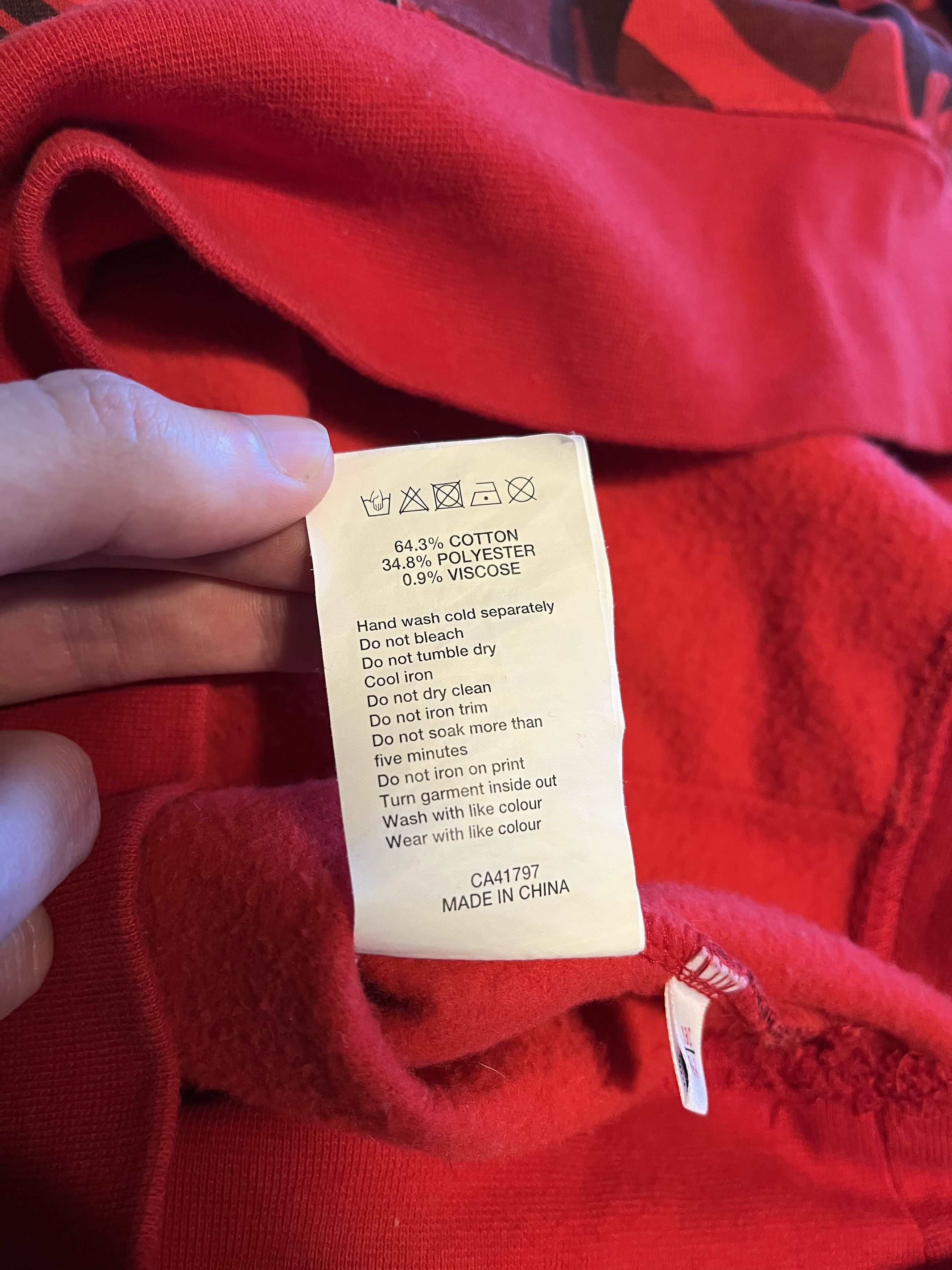 AAPE Red Camo Sweatshirt