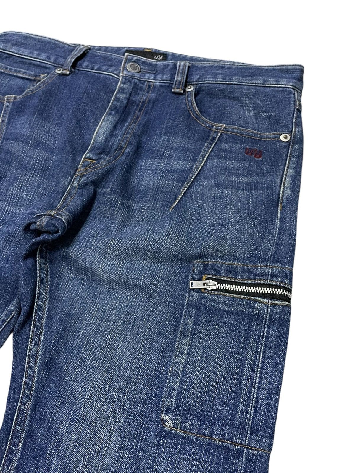 Jun Takahashi × Undercover × Uniqlo Undercover X Uniqlo UU Skinny Cargo Denim Pants Size US 30 / EU 46 - 7 Thumbnail