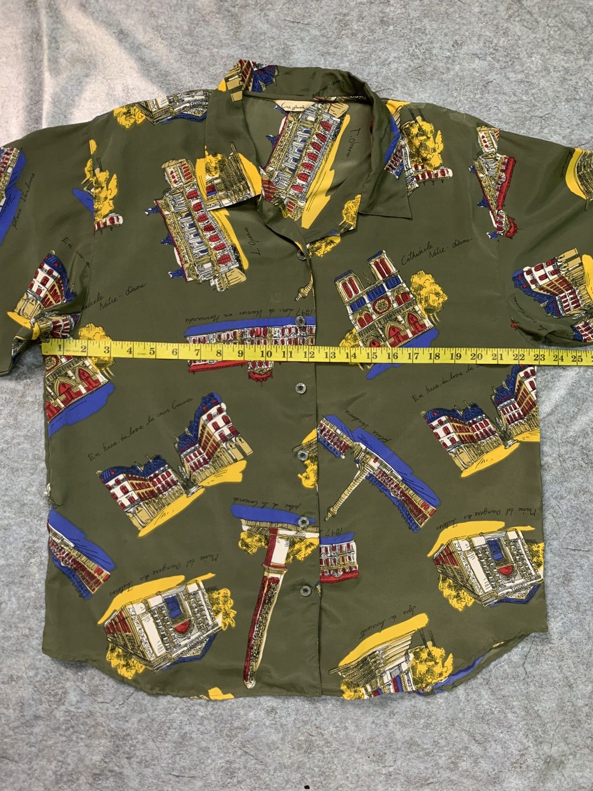 Vintage Rare Design Vintage Button Down Long Sleeve Blouse Size L / US 10 / IT 46 - 8 Thumbnail