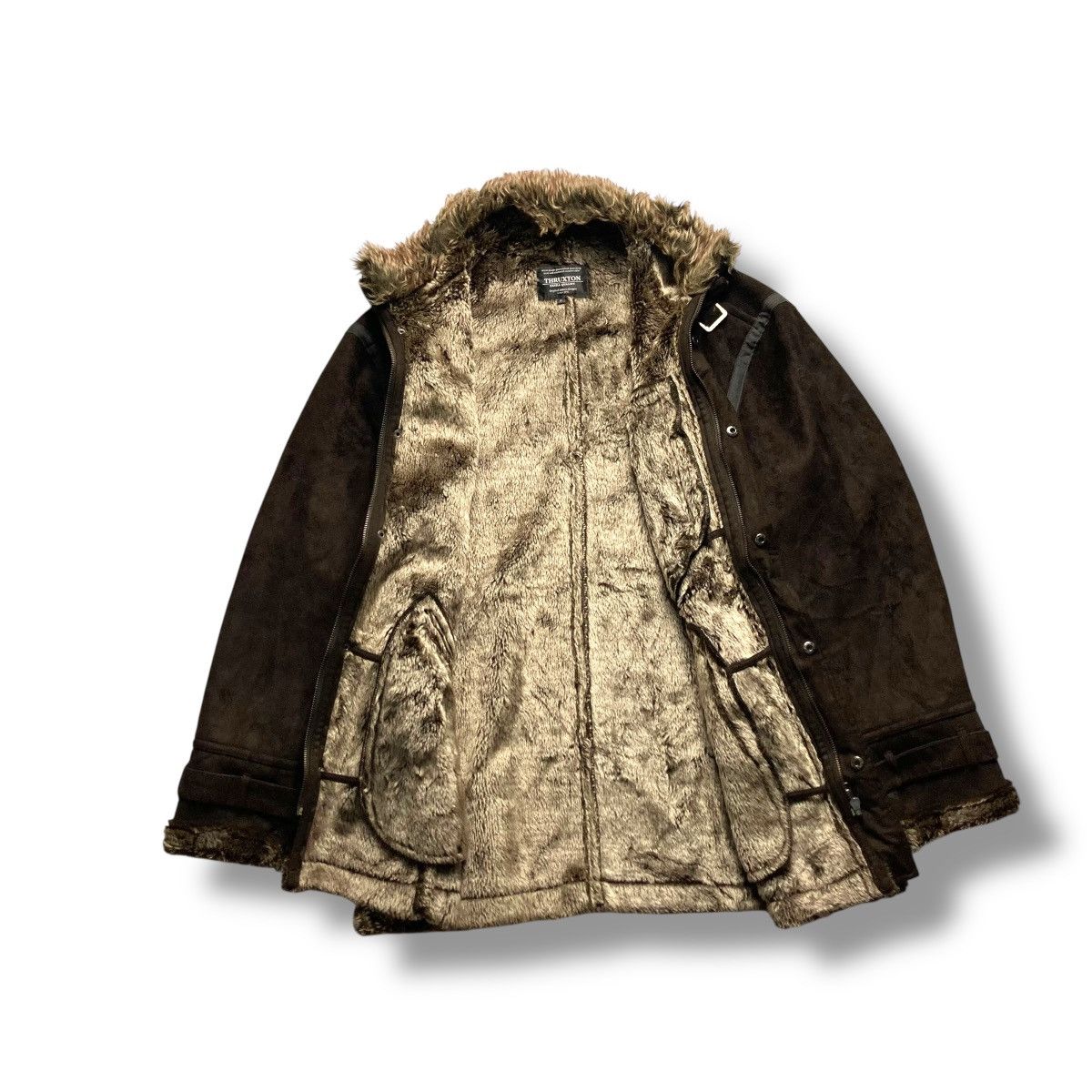 Le Grande Bleu (L.G.B.) 🇯🇵 THRUXTON LINED SHERPA MULTIPOCKET HEAVY JACKET Size US XXL / EU 58 / 5 - 10 Thumbnail