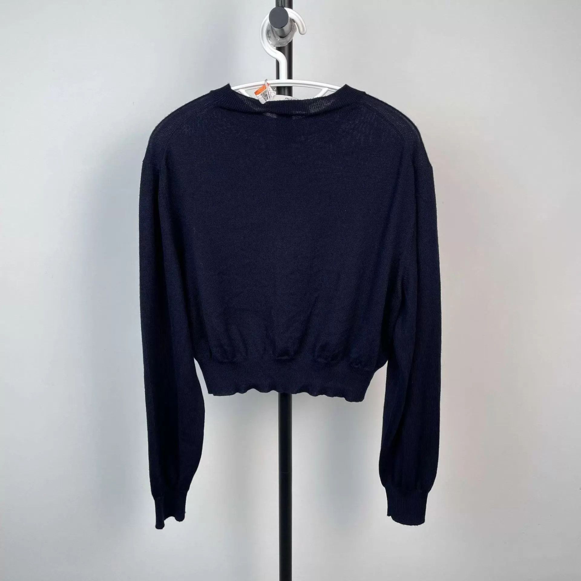 Miu Miu MIU MIU navy blue wool sweater 40 Size S / US 4 / IT 40 - 2 Thumbnail