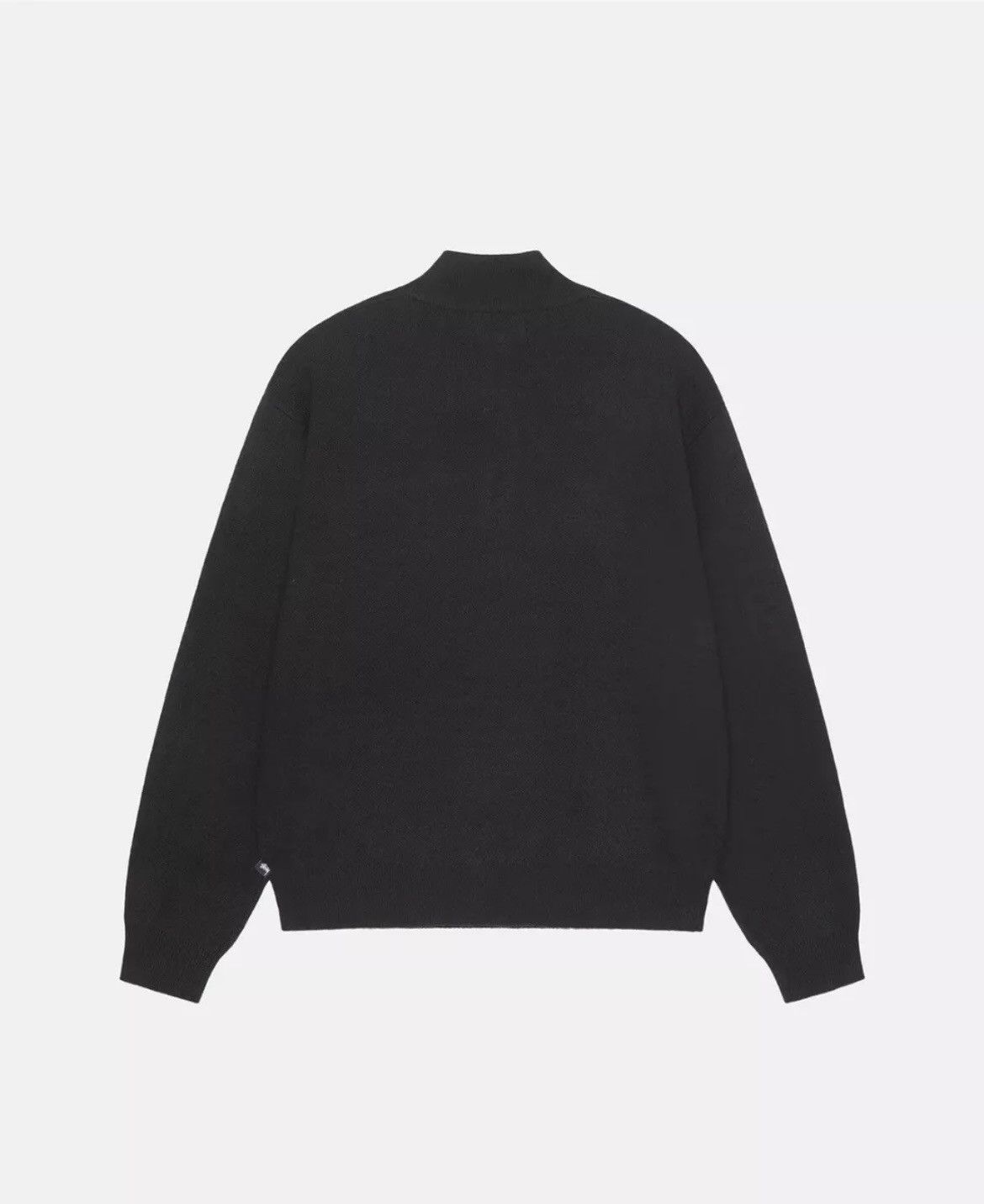 Stussy Half Zip Black