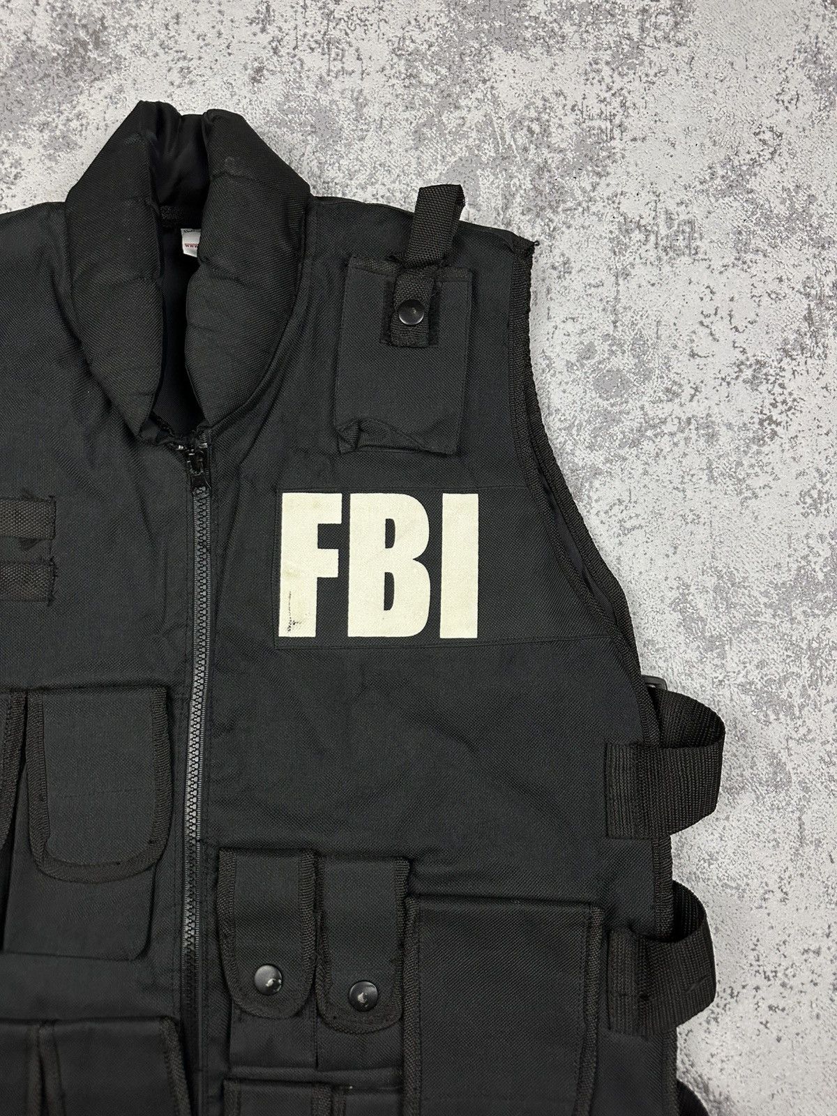 Other FBI Wish Black Tactical Vest Multi Pocket Vintage Size US M / EU 48-50 / 2 - 3 Thumbnail