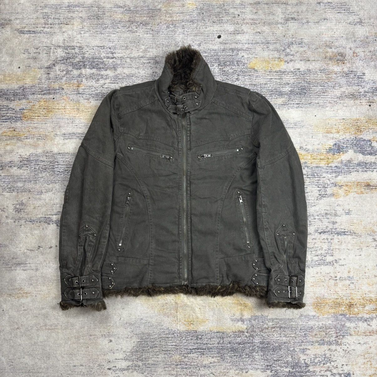 In The Attic In The Attic bondage riders trim fur jacket vkei style Size US L / EU 52-54 / 3 - 3 Thumbnail