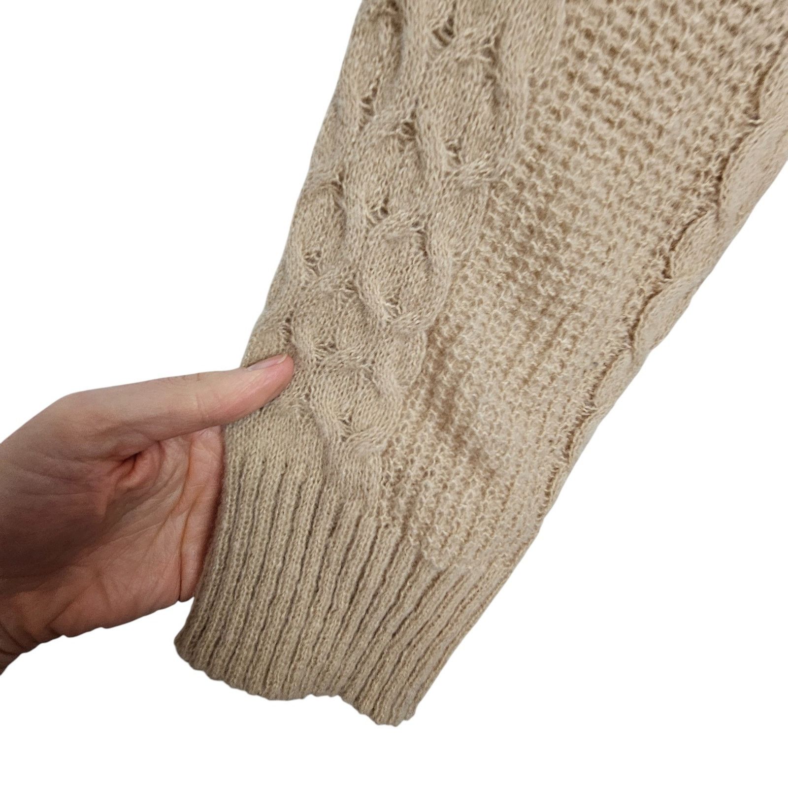 REVOLVE Revolve Line & Dot Bijou Top Cable Knit Sweater Size S Size S / US 4 / IT 40 - 5 Thumbnail