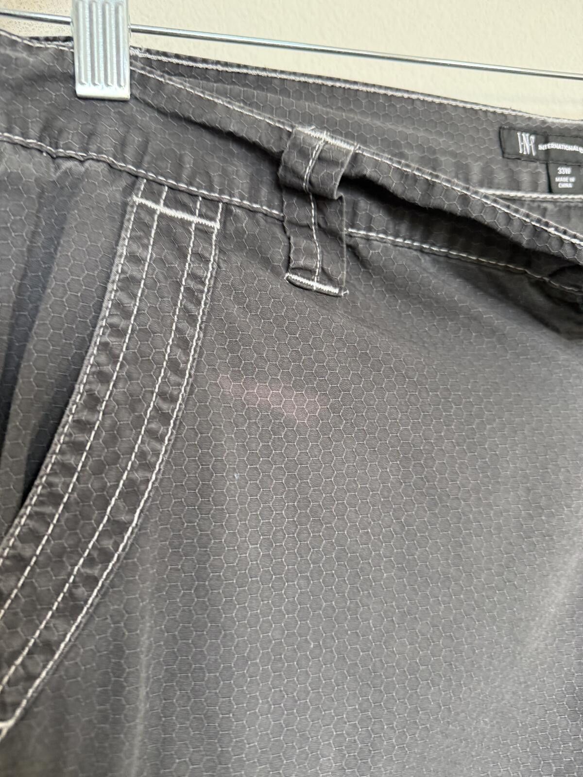 Other Y2K Grunge Gray Cargo Long Shorts with Multiple Pockets Size US 33 - 4 Thumbnail