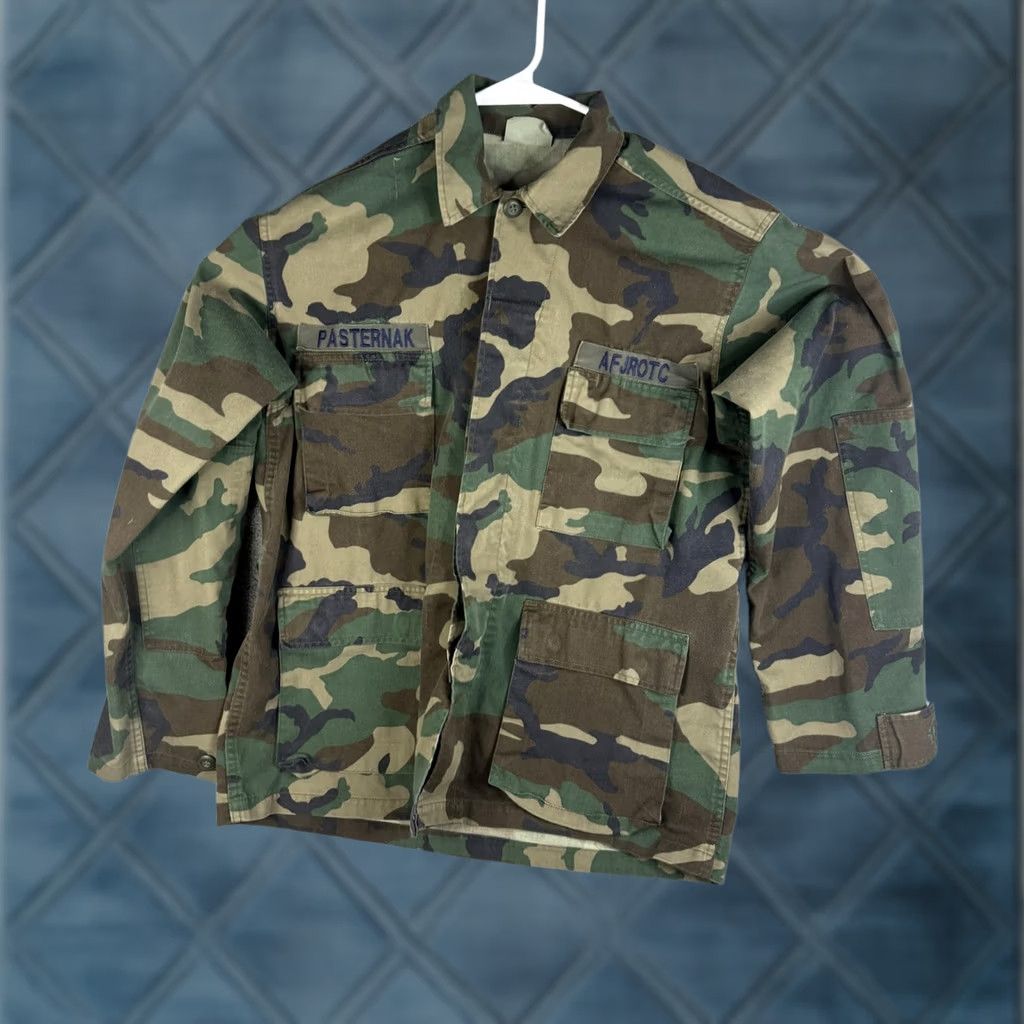 Vintage VINTAGE Military BDU Jacket Mens M Woodland Camo Combat Field Coat Uniform Shirt? Size US M / EU 48-50 / 2 - 1 Thumbnail