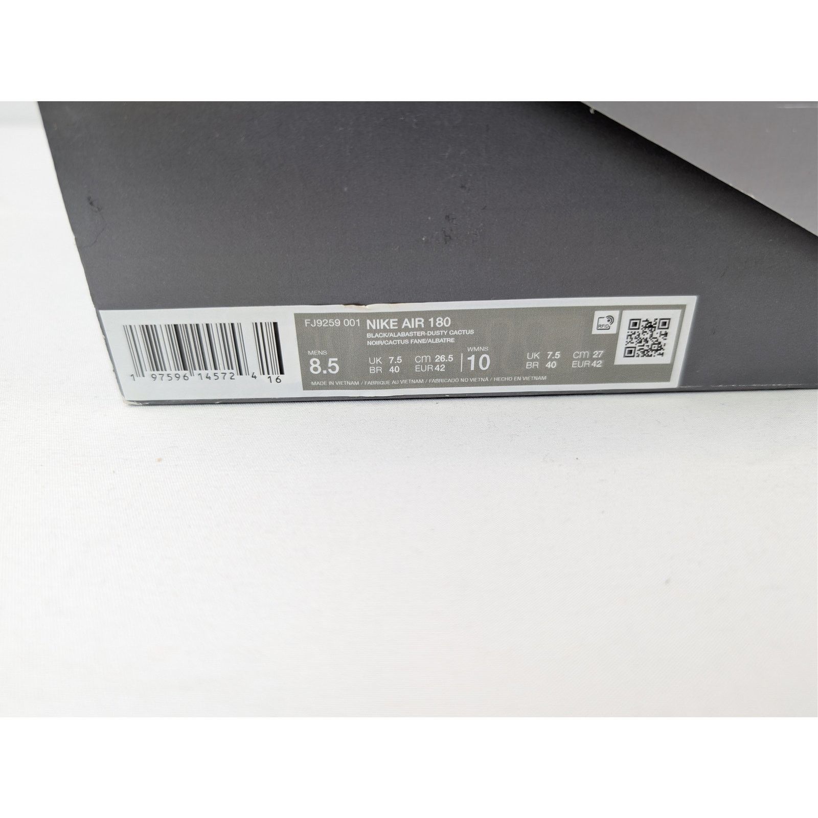 Nike o1rshd1 Nike Air 180 Dusty Cactus Sneakers in Black Size US 8.5 / EU 41-42 - 21 Thumbnail