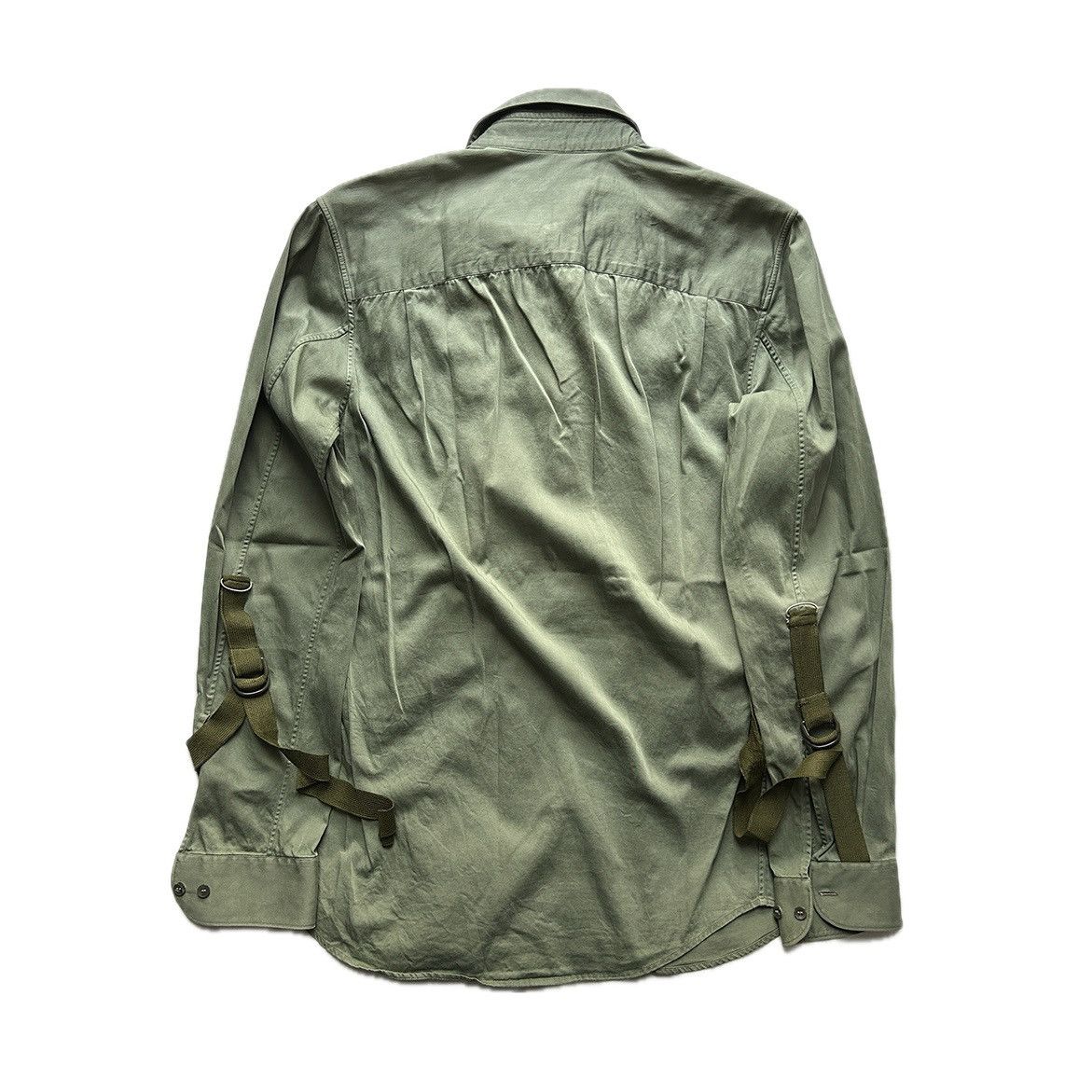 Helmut Lang Archive Helmut Lang Strapped Button Up longsleeve Size US M / EU 48-50 / 2 - 2 Thumbnail