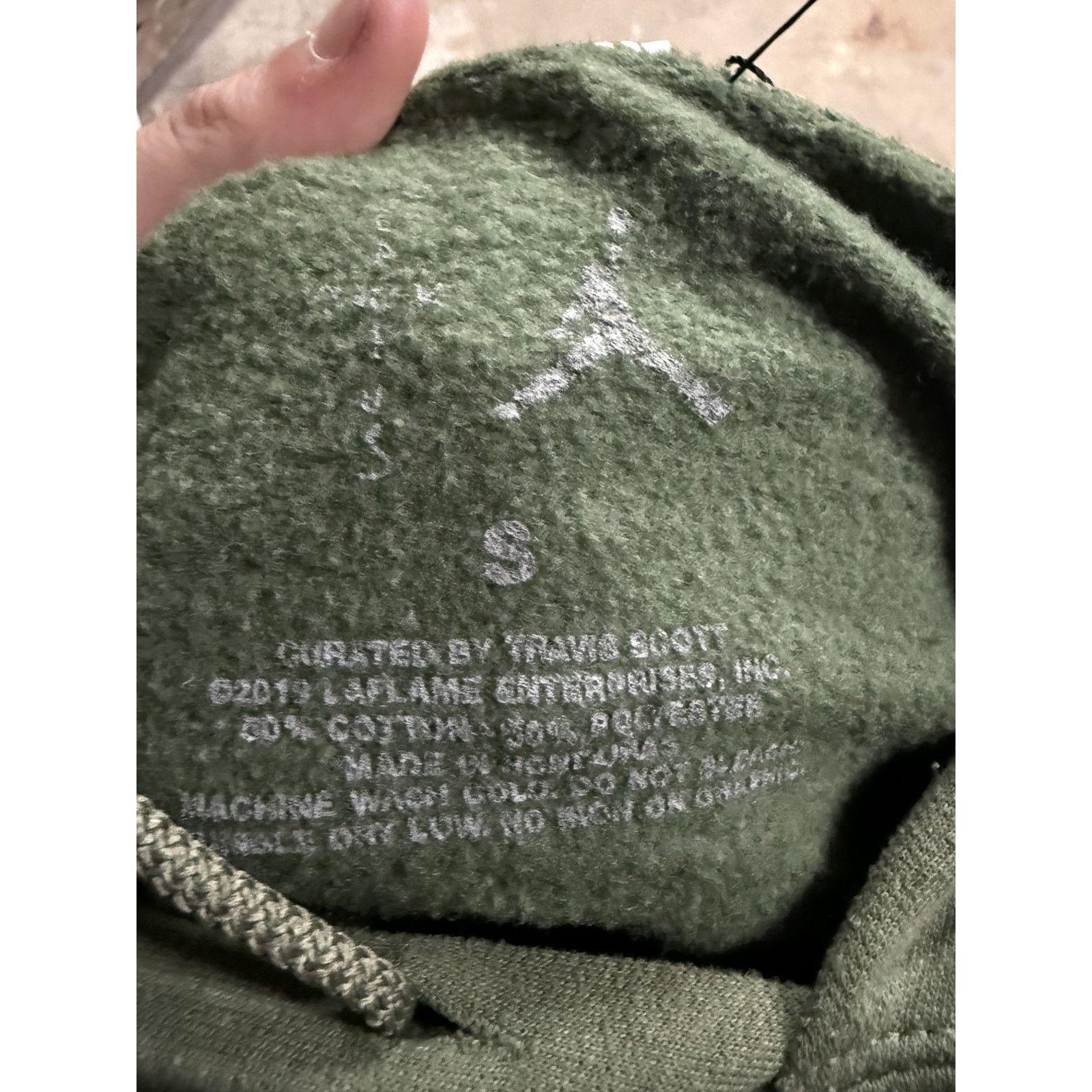 Travis Scott Travis Scott Jordan Hoodie Olive Used Small Size US S / EU 44-46 / 1 - 3 Thumbnail