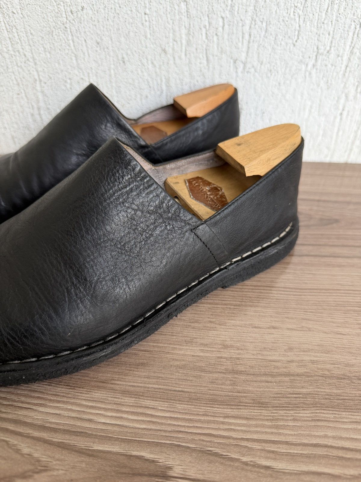 Ann Demeulemeester Leather mules clogs loafer with creep sole Size US 8 / EU 41 - 7 Thumbnail