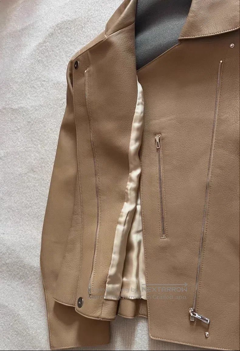 Hermes Hermes 24 autumn-winter leather jacket coat Size XXS / US 00 / IT 34 - 2 Thumbnail