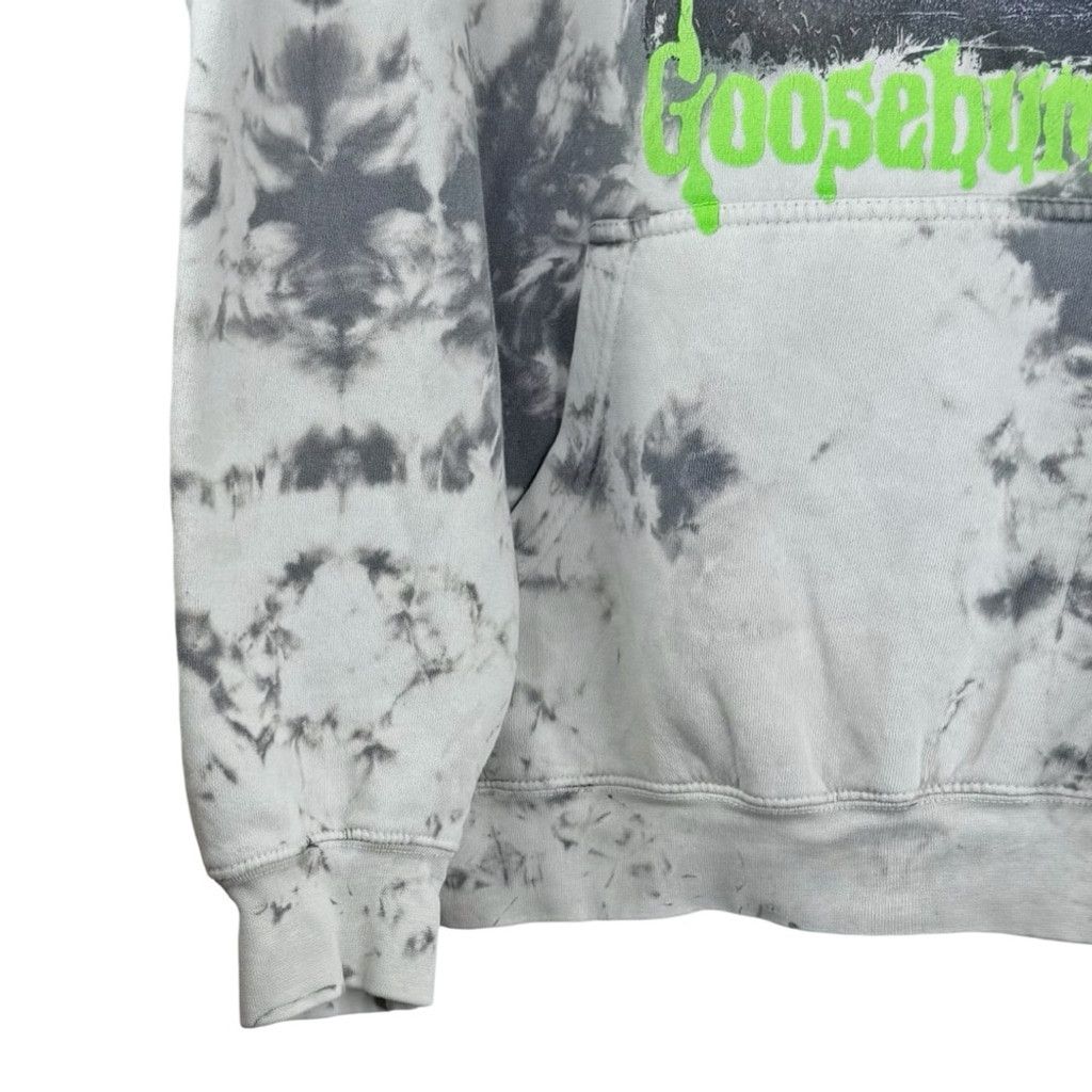 Other GOOSEBUMPS Men's White/Grey Tie-Dye Graphic Hoodie Size S Size US S / EU 44-46 / 1 - 5 Thumbnail