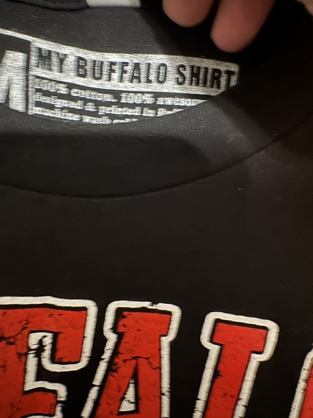 American Apparel Buffalo Football Black T-Shirt Men Size M NEW WITHOUT TAGS Size US M / EU 48-50 / 2 - 4 Thumbnail