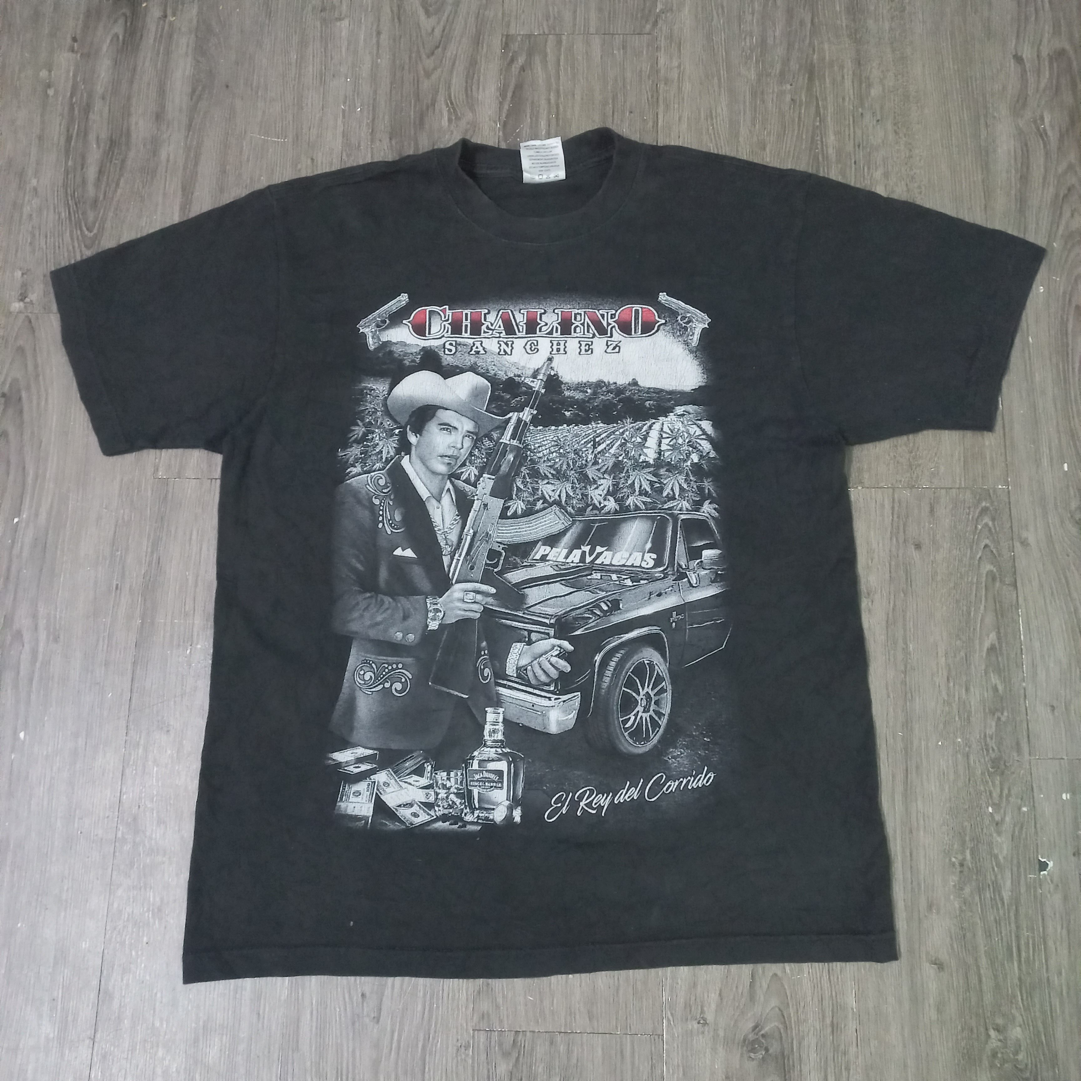 Band Tees × Vintage Vintage chalino sanchez tees Size US L / EU 52-54 / 3 - 1 Thumbnail