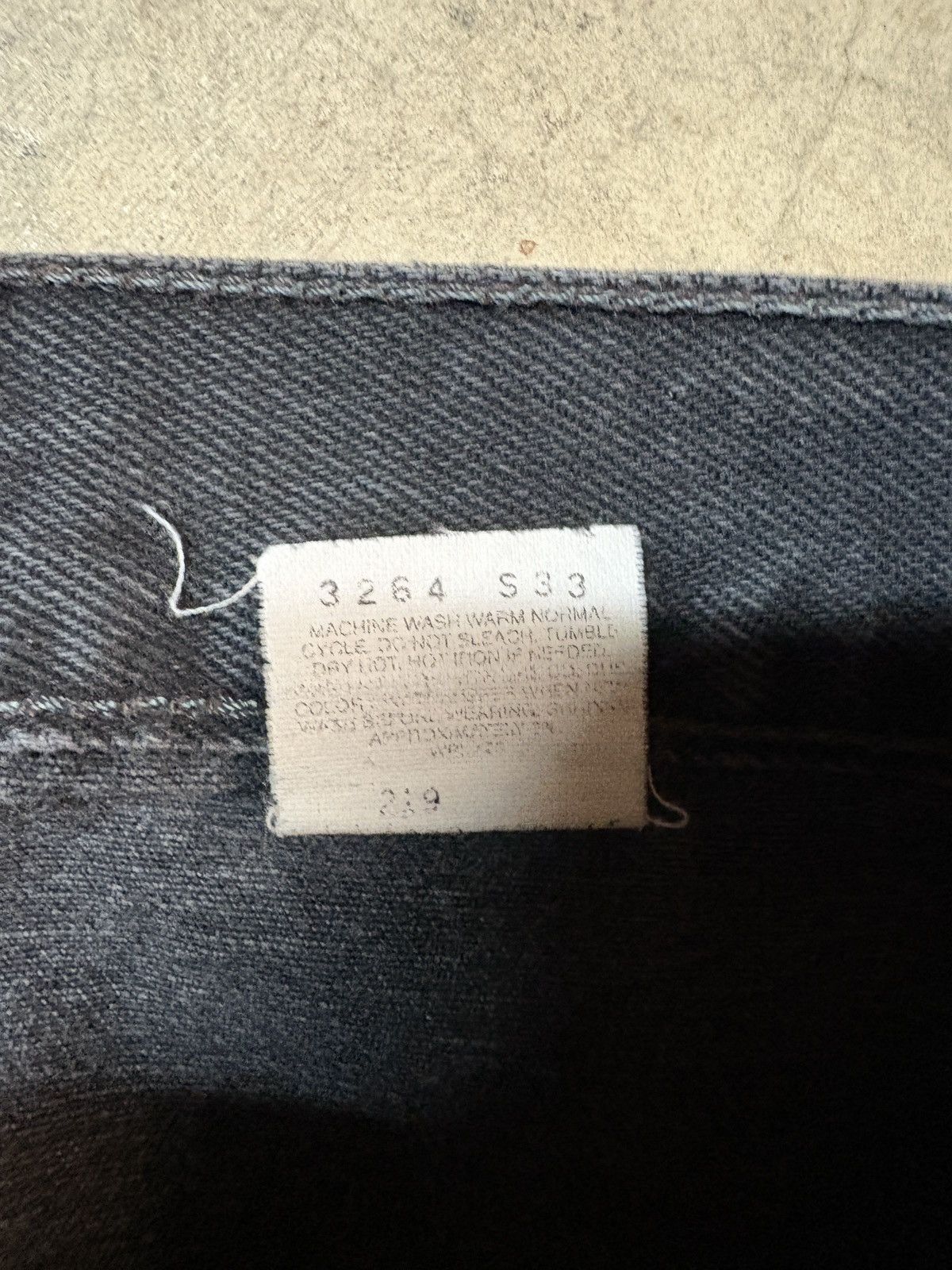 Levi's VTG 90s Levi’s 550 Jeans Denim Faded Black Relaxed Fit 30x30 Size US 30 / EU 46 - 6 Thumbnail