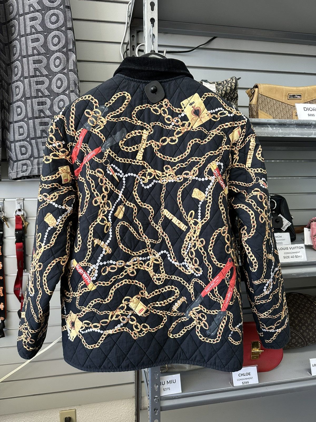 Supreme Supreme Chains Quilted Jacket Size US L / EU 52-54 / 3 - 2 Thumbnail