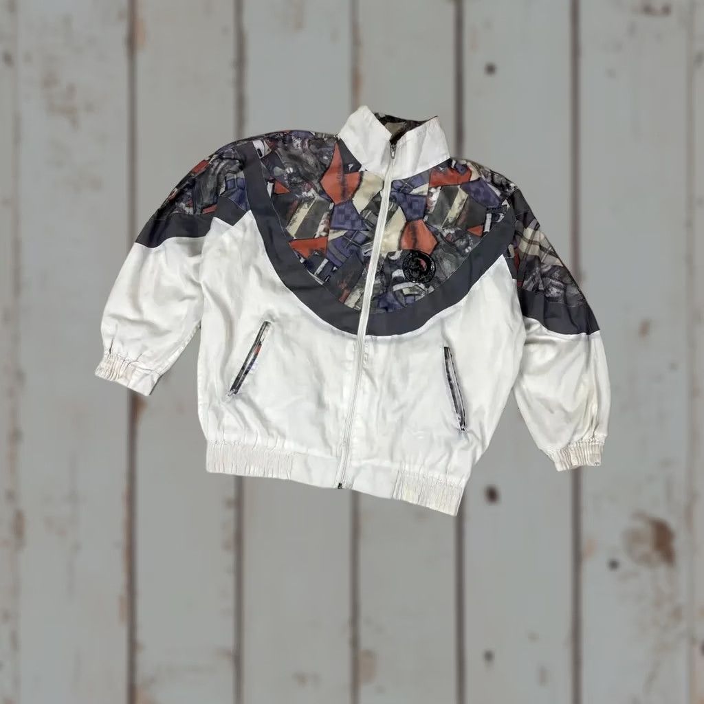 Diesel VINTAGE Diesel Tracksuit Tracksuit Jacket Pants 90s Nylon White Size S Mens Size 36R - 1 Thumbnail
