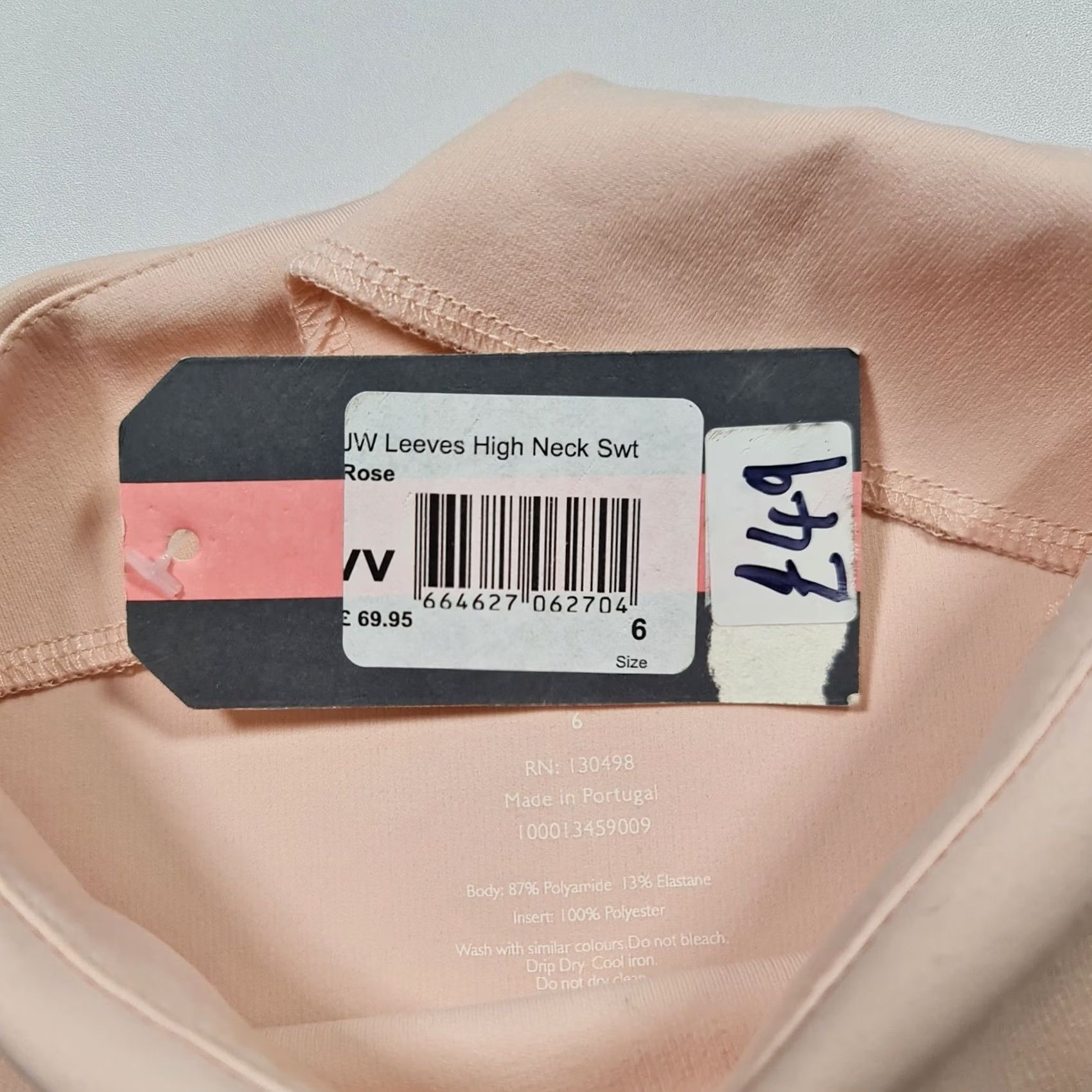 Jack Wills Jack Wills Sweatshirt Pink 6 UK High Neck Relaxed Fit Womens Activewear Top Size M / US 6-8 / IT 42-44 - 6 Thumbnail