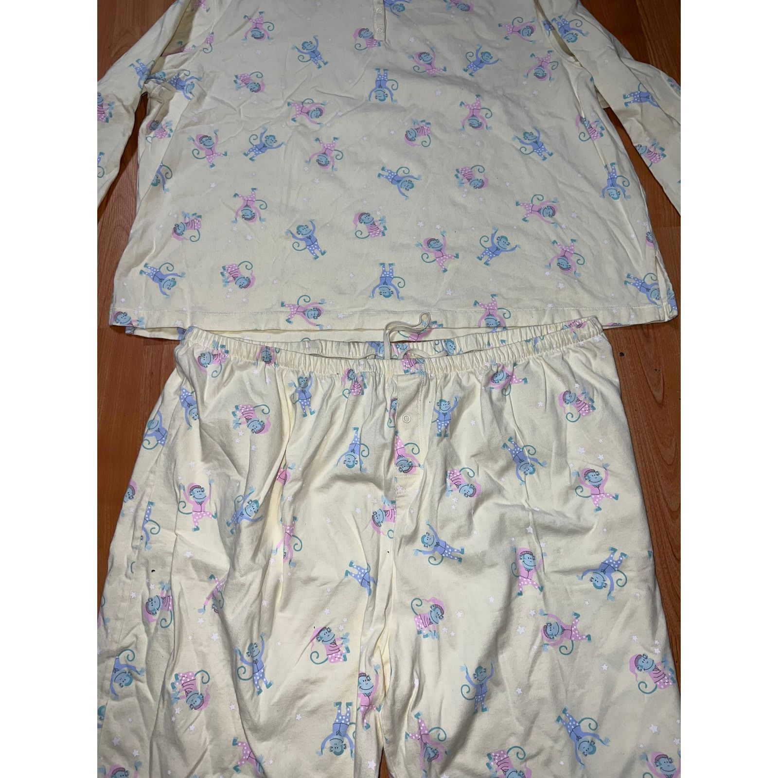 Vintage Womens Sonoma Lifestyles Pajama Set Top Bottoms Pajama 2X Size XXL / US 16-18 / IT 52-54 - 3 Thumbnail