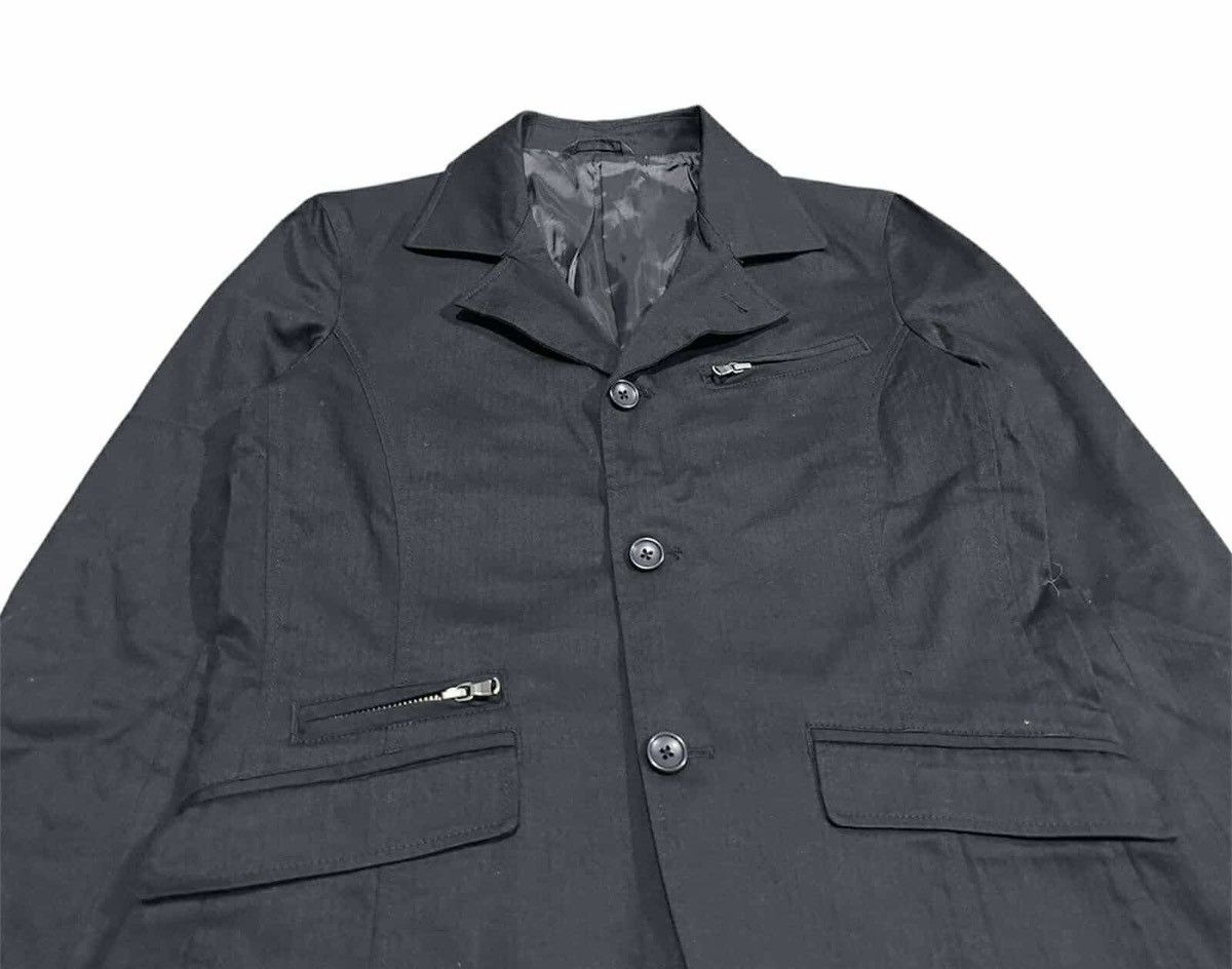 Issey Miyake 🔥Y2K Archived Tete Homme Zipper Blazer Jacket Punk Size US M / EU 48-50 / 2 - 5 Thumbnail
