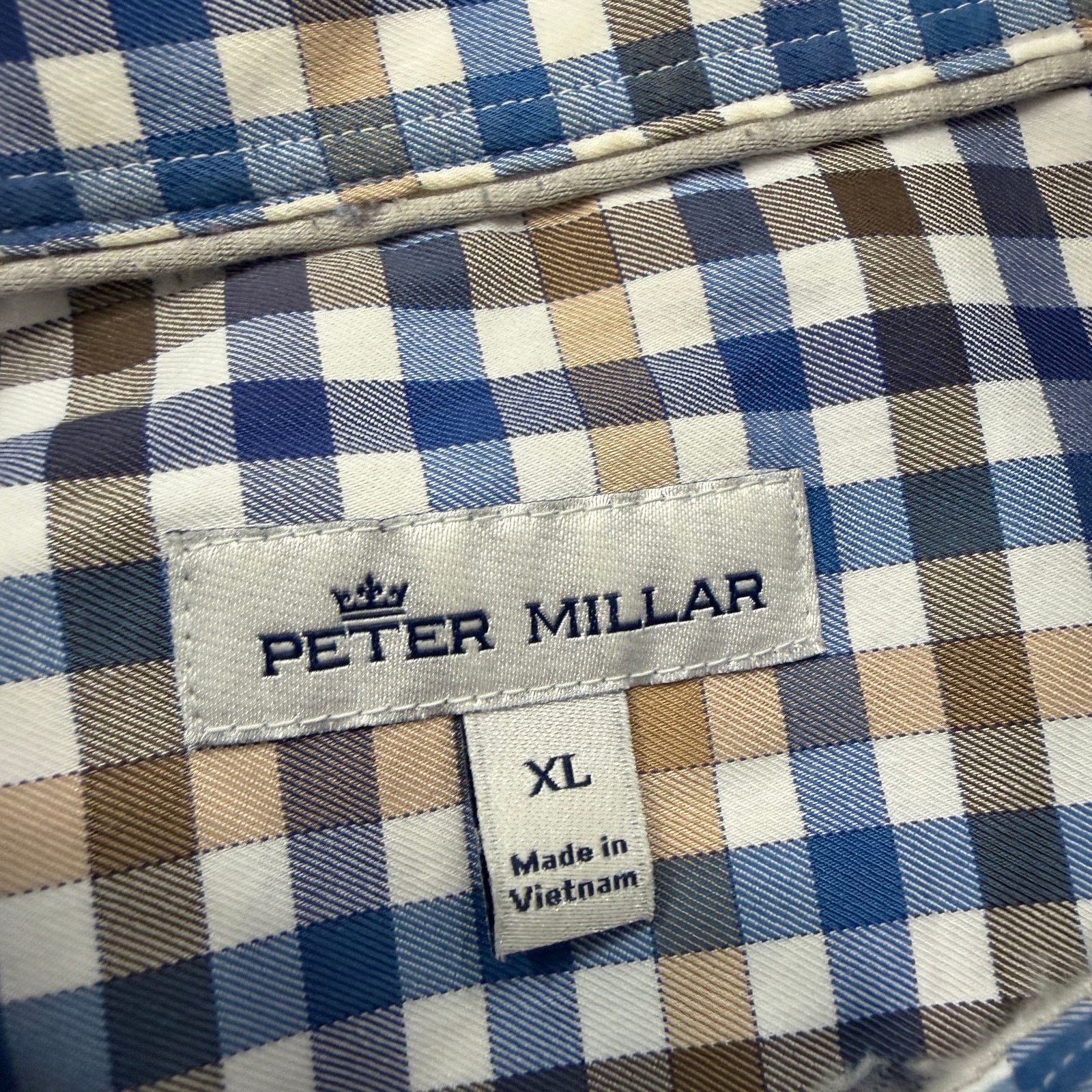 Peter Millar Peter Millar Carlow Crown Lite Button Down Shirt XL Blue Size US XL / EU 56 / 4 - 4 Thumbnail