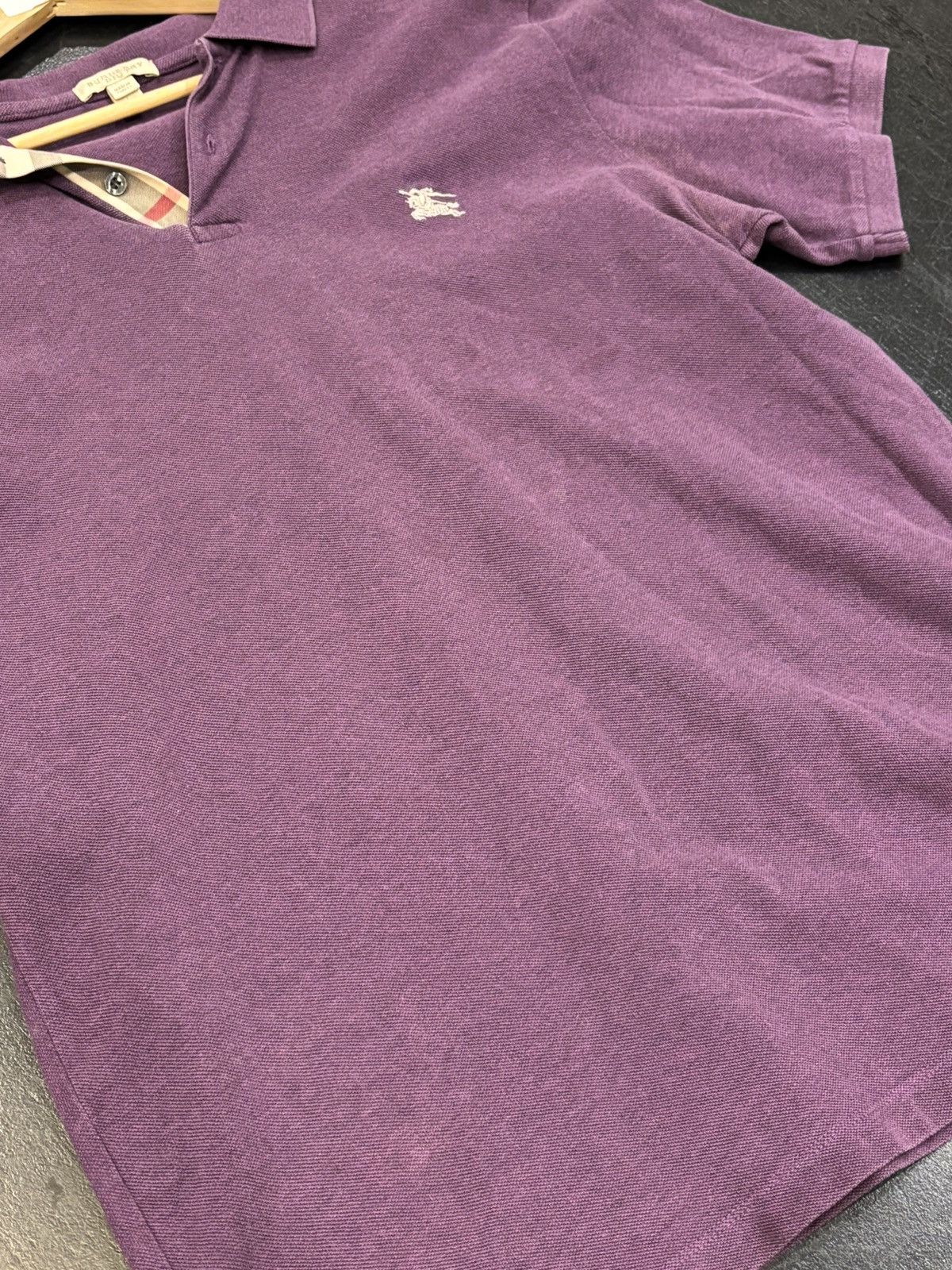 Burberry Burberry Brit Polo - Purple Size US L / EU 52-54 / 3 - 3 Thumbnail