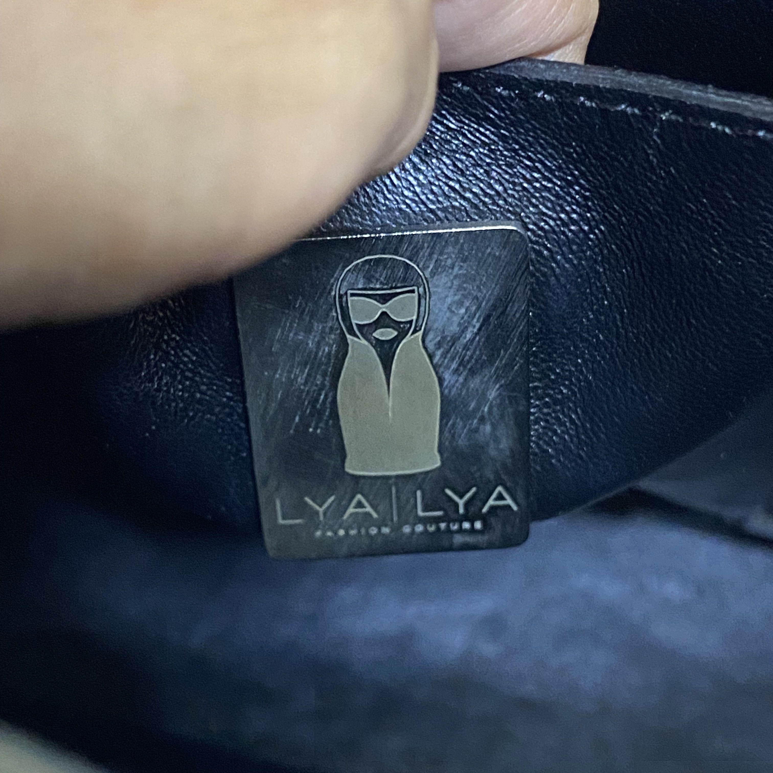 Other LYA LYA The Vault Black Leather Spiked Top Handle Bag Size ONE SIZE - 14 Thumbnail