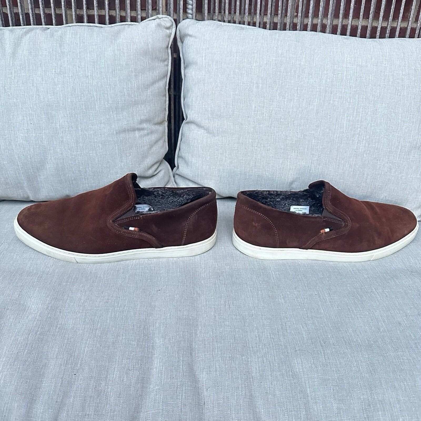 Allen Edmonds Allen Edmonds Courtside Slip On Shearling Loafer Suede 9.5 Size US 9.5 / EU 42-43 - 8 Thumbnail