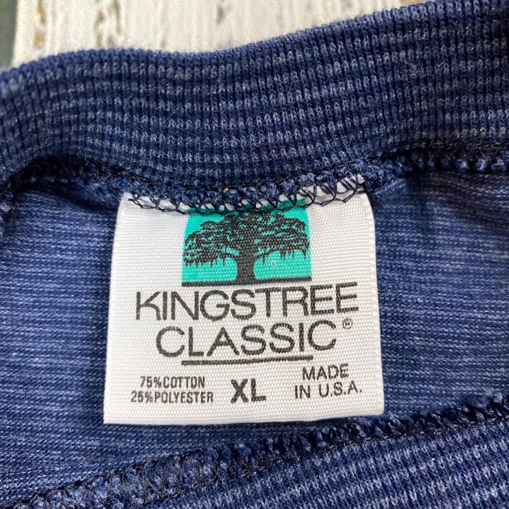 Nautica VINTAGE Padre Island TX TEXAS PUFFY T SHIRT SINGLE STITCH XL BLUE MEN T-Shirt Nautical 90s Logo Size US XL / EU 56 / 4 - 5 Thumbnail