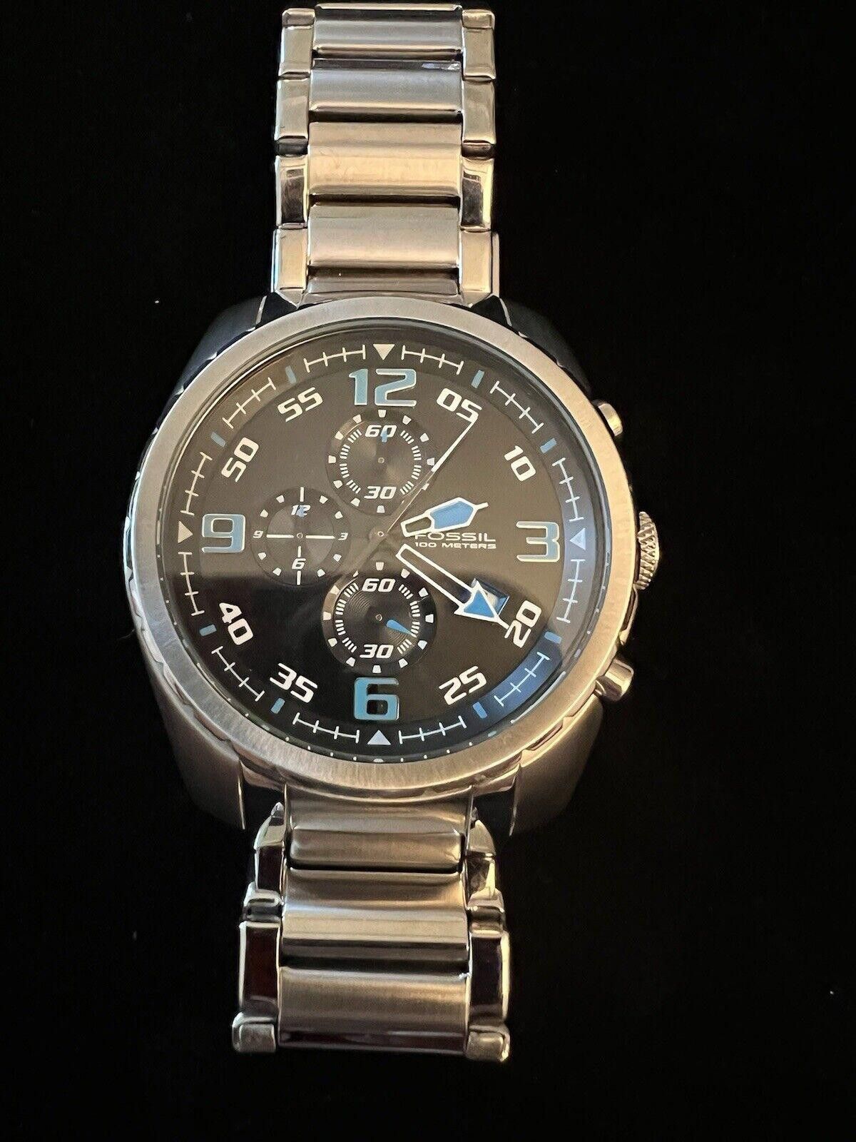 Fossil Fossil Men's Blue watch CH2507 Chronograph New Battery Size ONE SIZE - 1 Thumbnail