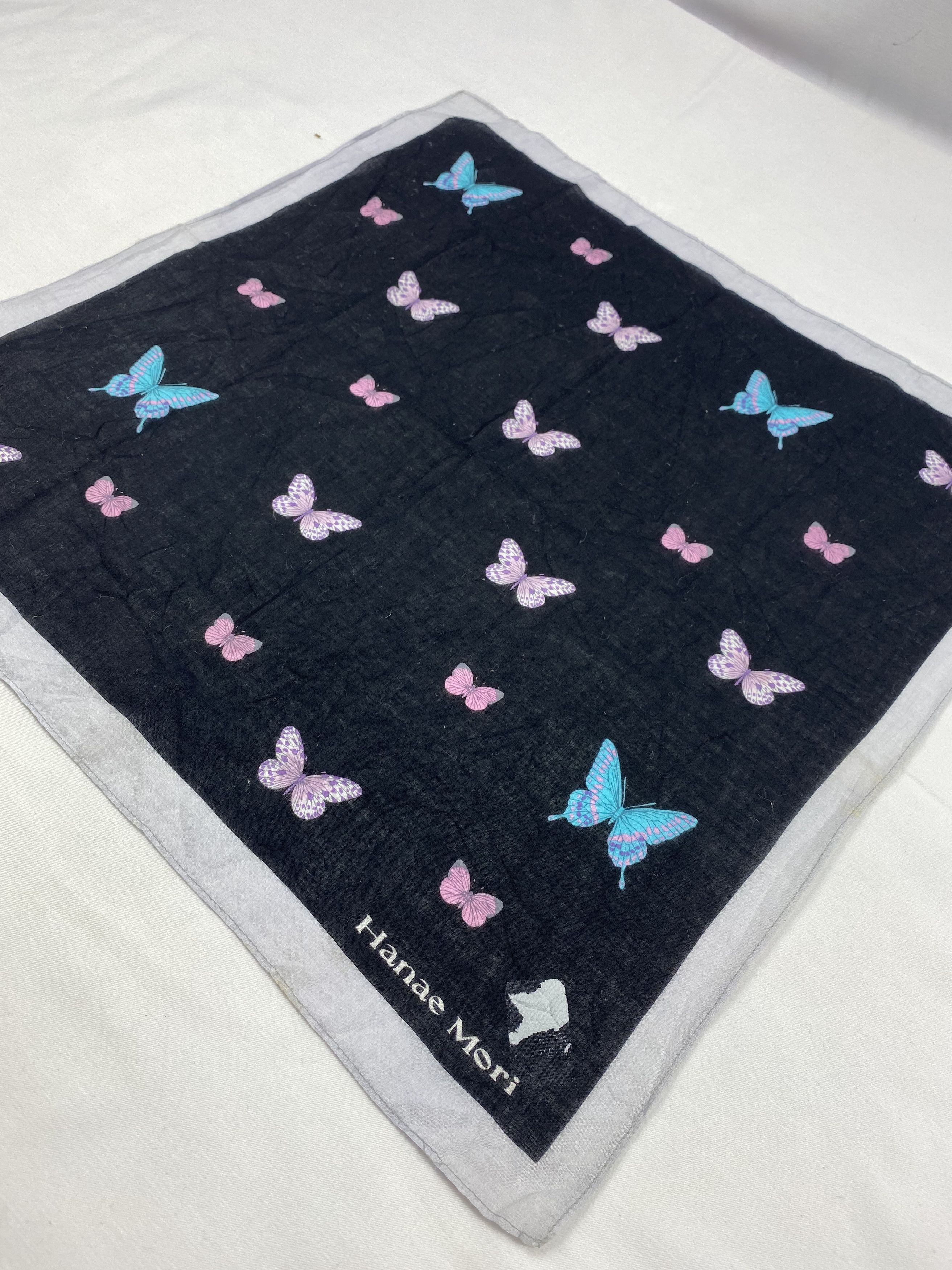 Hanae Mori × Japanese Brand × Vintage Hanae Mori Handkerchief / Bandana / Neckerchief Size ONE SIZE - 4 Thumbnail
