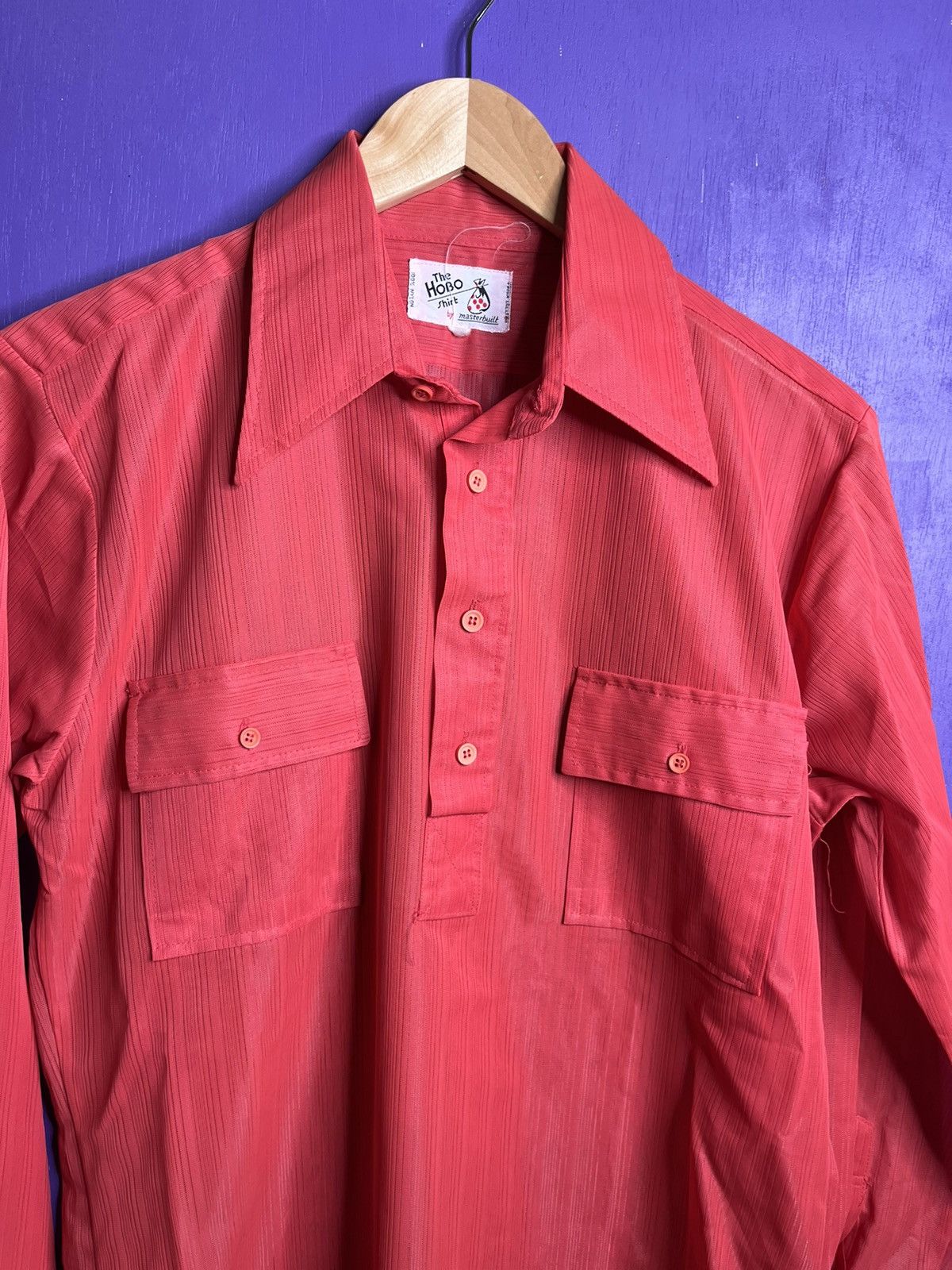 Hobo × Vintage Vintage 70s The hobo shirt quarter button shirt Size US M / EU 48-50 / 2 - 3 Thumbnail