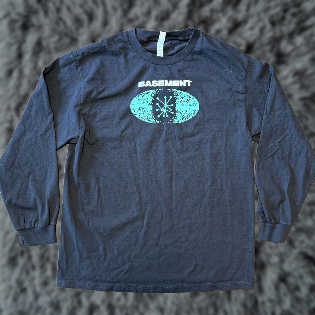 Vintage Basement Further Sky Long Sleeve T Shirt Men’s Large Black Cotton Graphic Print Crew Neck Band Mens Logo Size US L / EU 52-54 / 3 - 1 Thumbnail