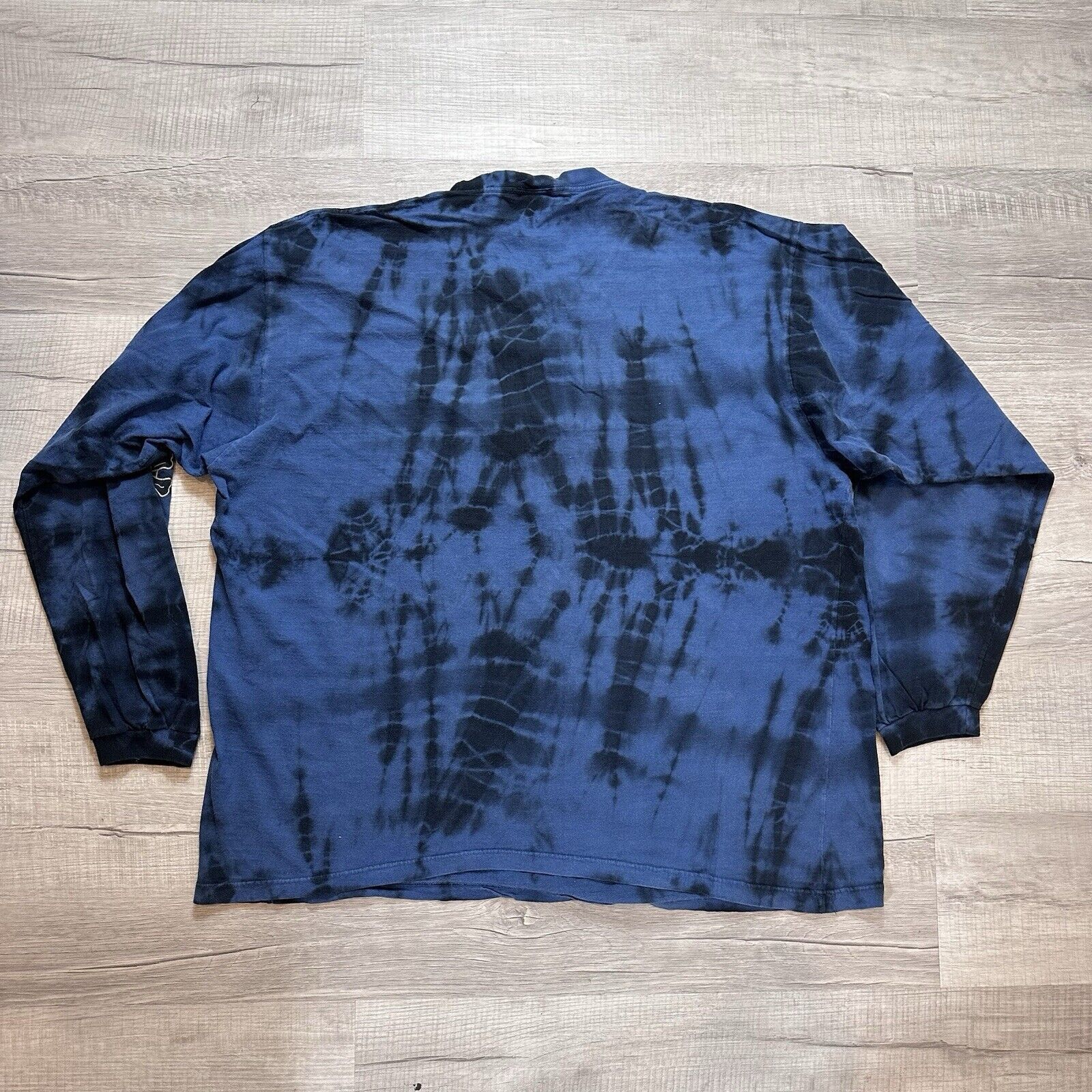Vintage Y2K Extreme Limit Skull & Bones Long Sleeve Shirt Tie Dye Size US XL / EU 56 / 4 - 7 Thumbnail