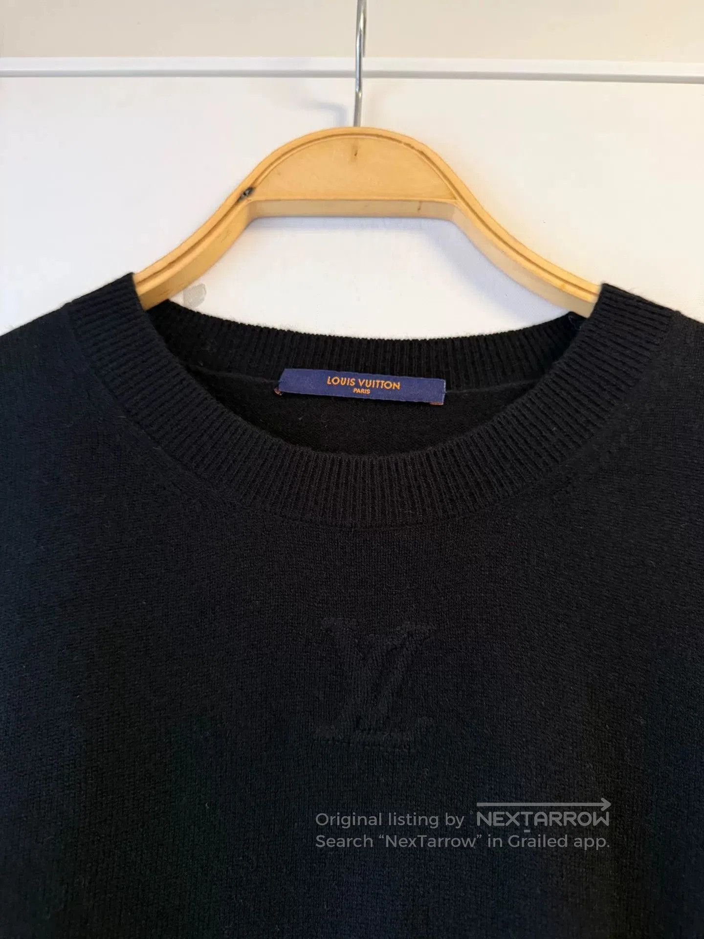 Louis Vuitton Louis Vuitton Black Cashmere Knit Sweater. Size US XL / EU 56 / 4 - 5 Thumbnail